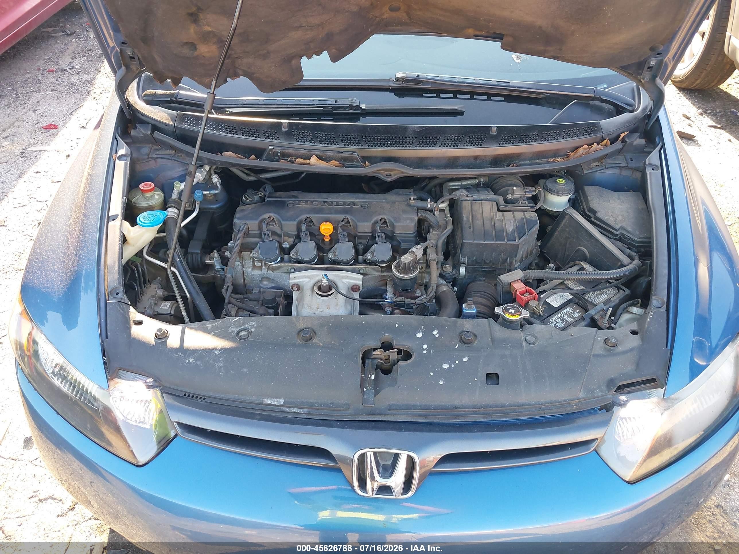 2006 Honda Civic Ex Blue vin: 2HGFG128X6H522381