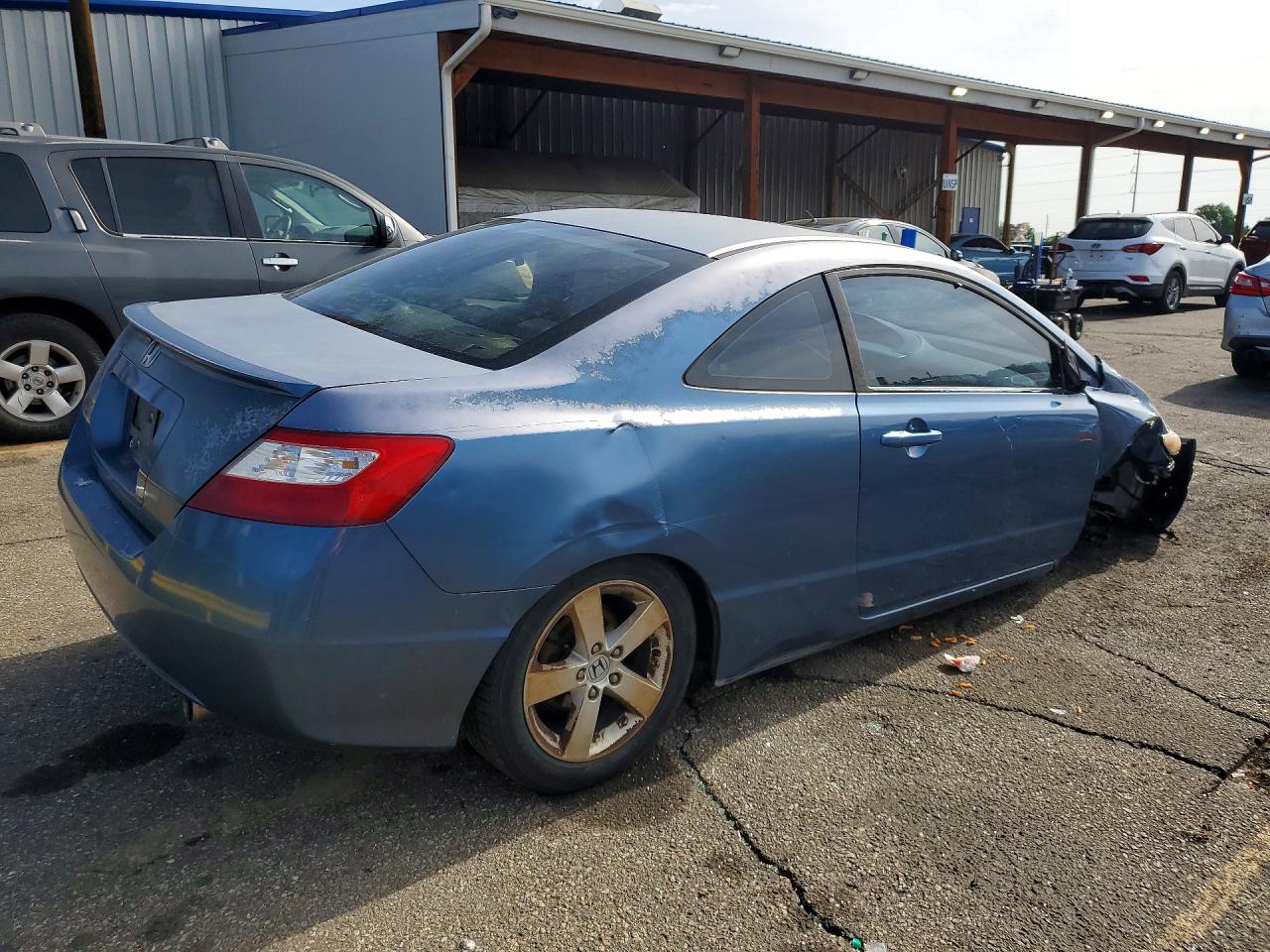 2006 Honda Civic Ex Blue vin: 2HGFG128X6H534918