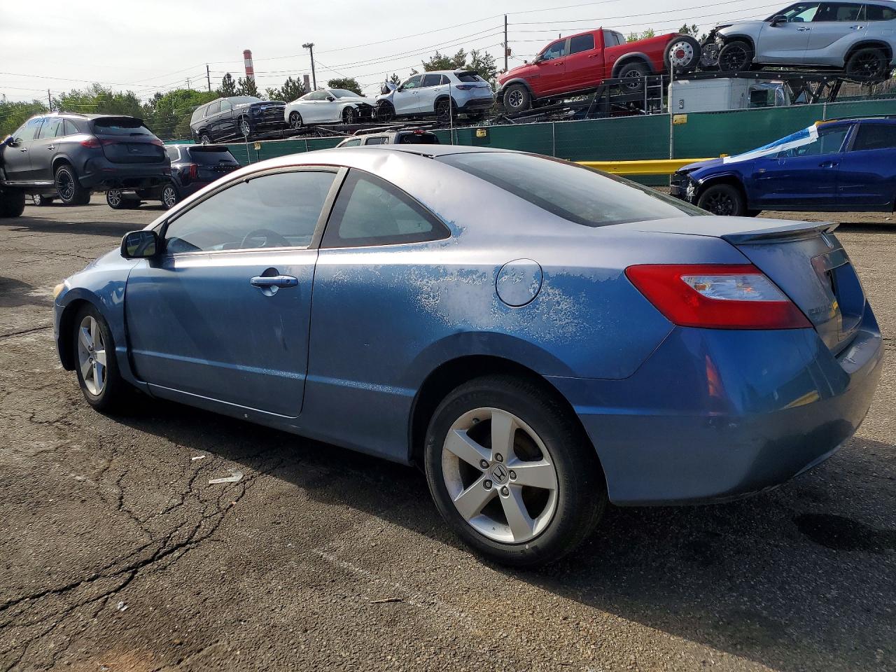 2006 Honda Civic Ex Blue vin: 2HGFG128X6H534918