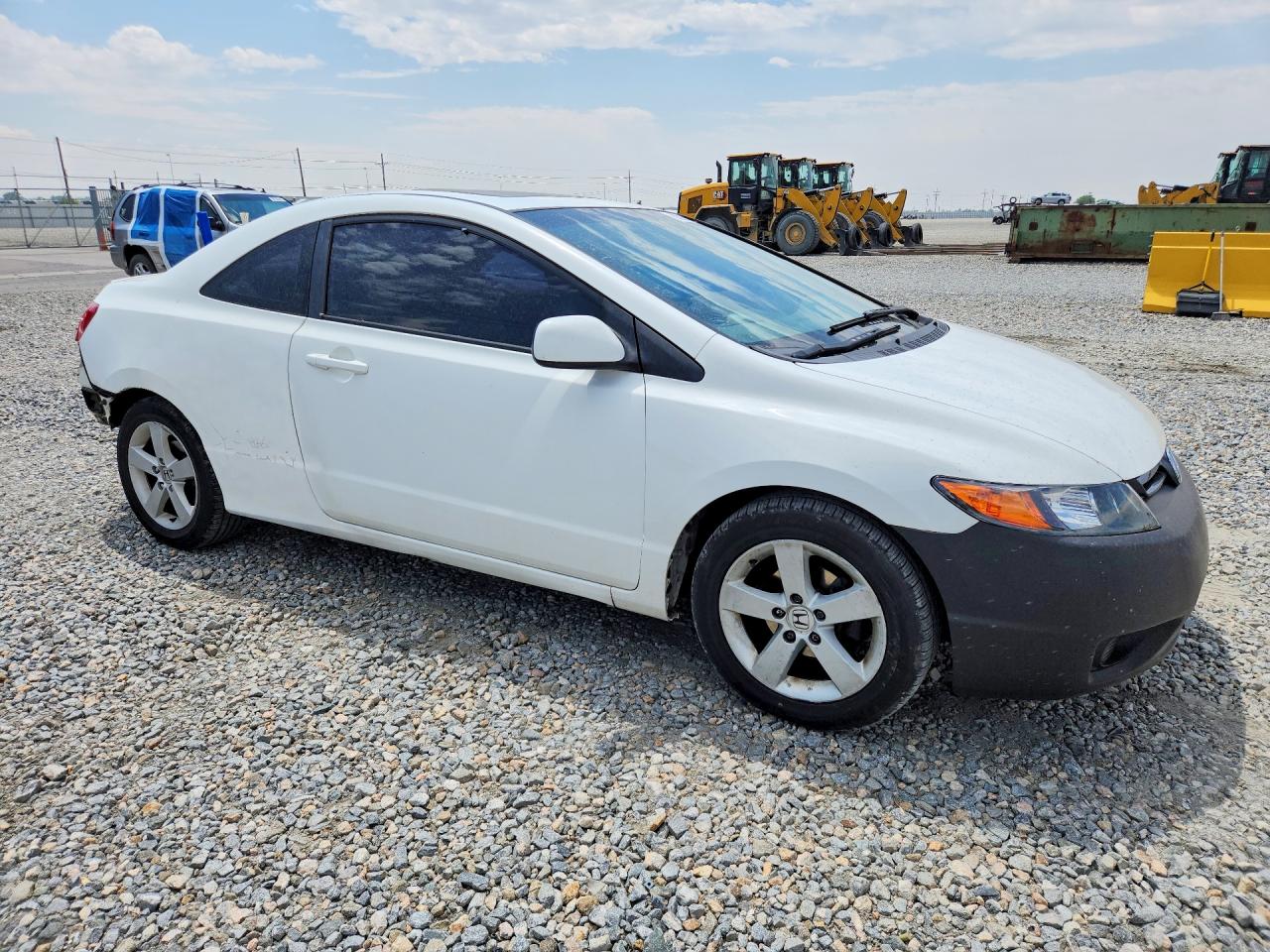 2006 Honda Civic Ex White vin: 2HGFG128X6H536085