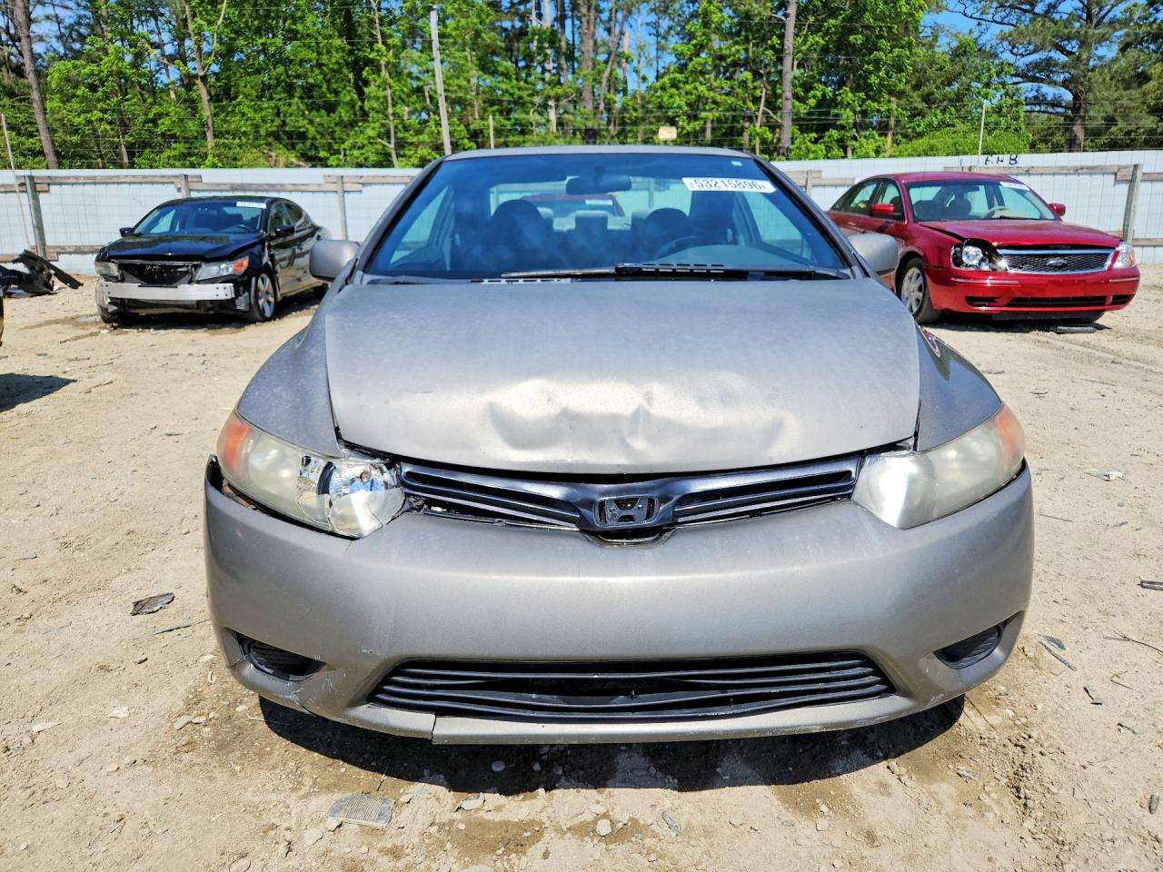 2006 Honda Civic Ex Gray vin: 2HGFG128X6H549886