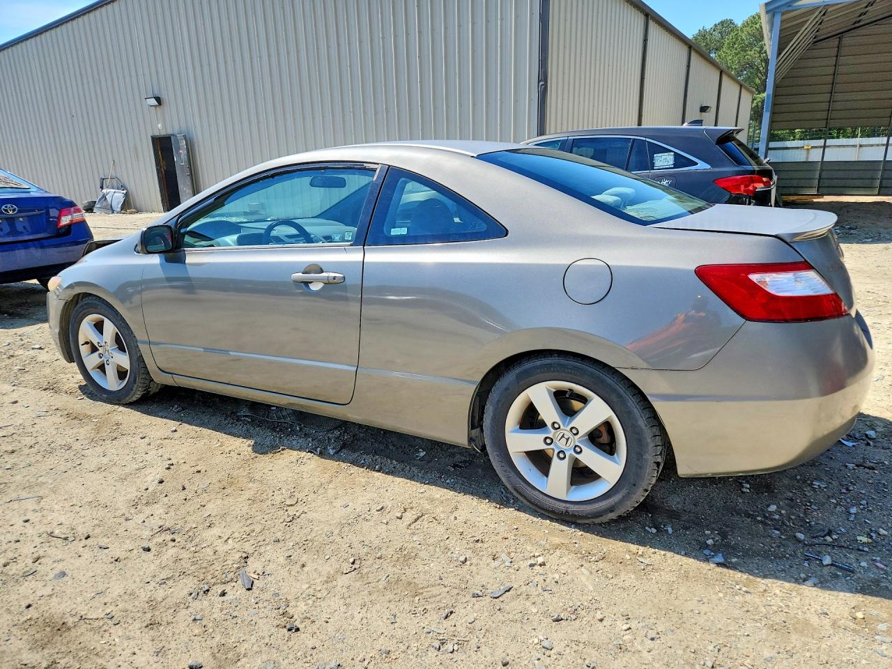 2006 Honda Civic Ex Gray vin: 2HGFG128X6H549886