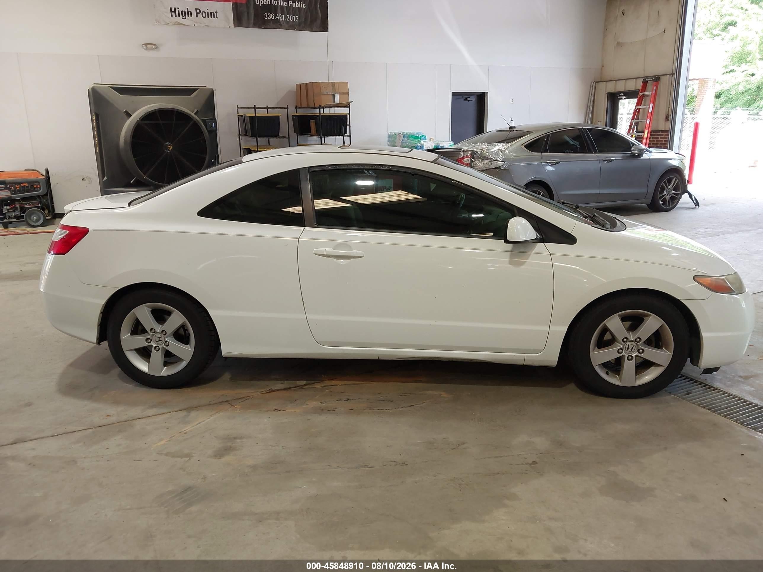 2006 Honda Civic Ex Белый vin: 2HGFG128X6H581267
