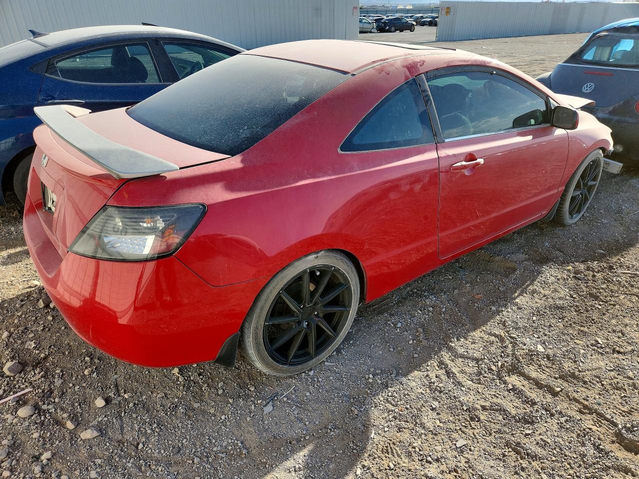 2007 Honda Civic Ex Red vin: 2HGFG128X7H508997