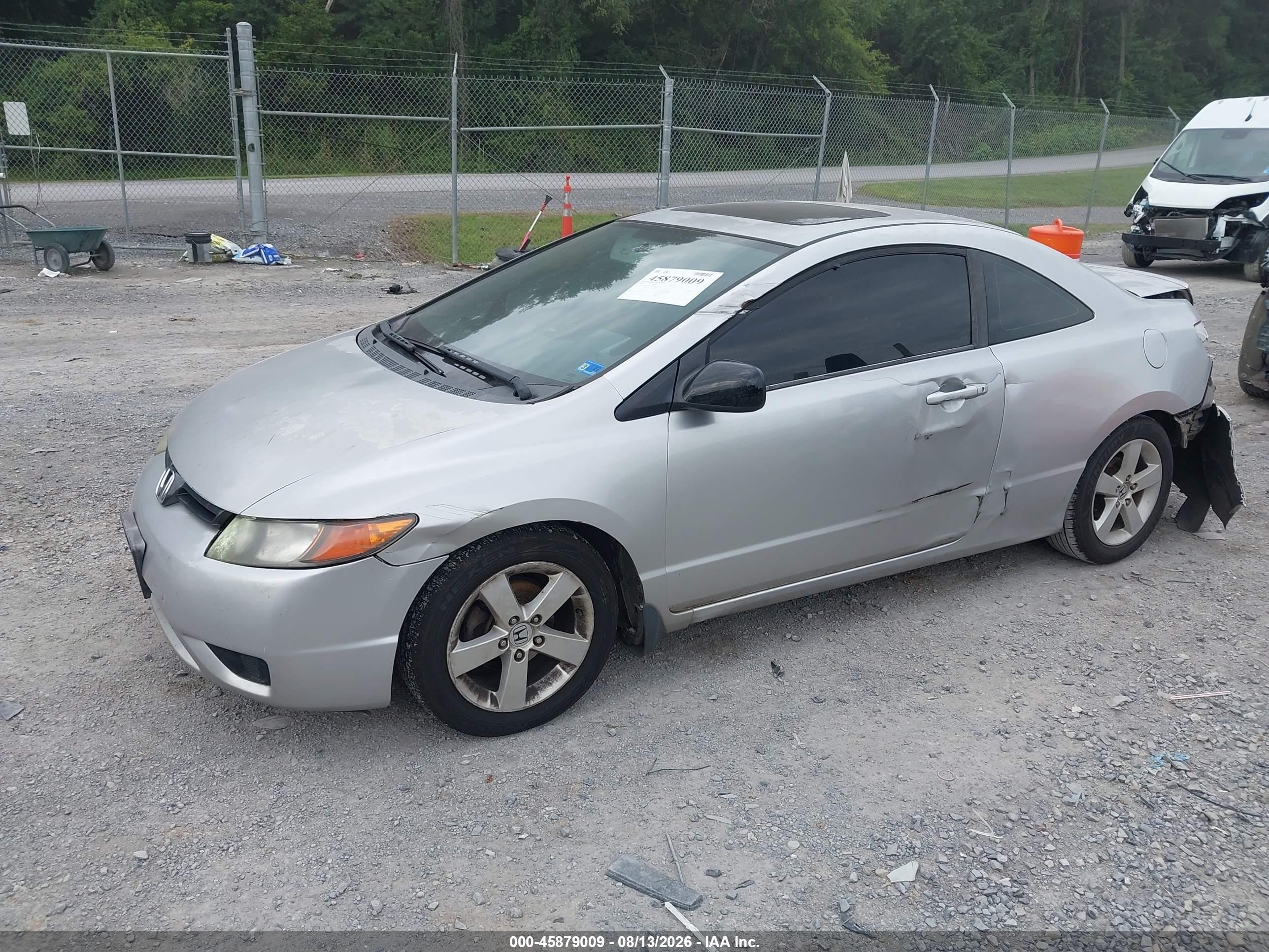 2007 Honda Civic Ex Silver vin: 2HGFG128X7H553888