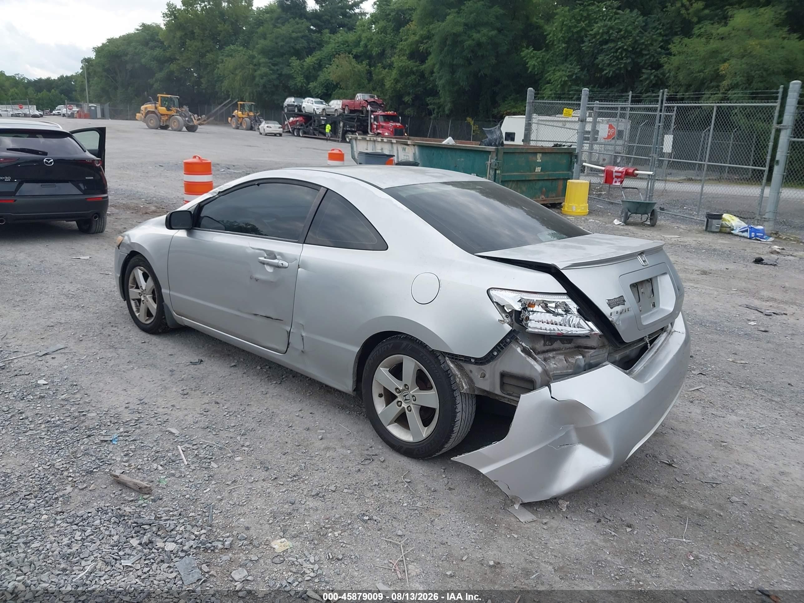 2007 Honda Civic Ex Silver vin: 2HGFG128X7H553888