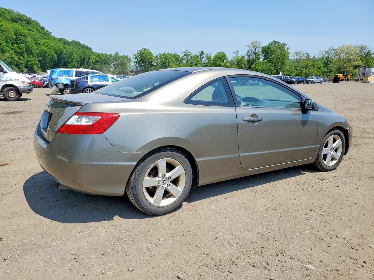 2008 Honda Civic Gray vin: 2HGFG128X8H509312