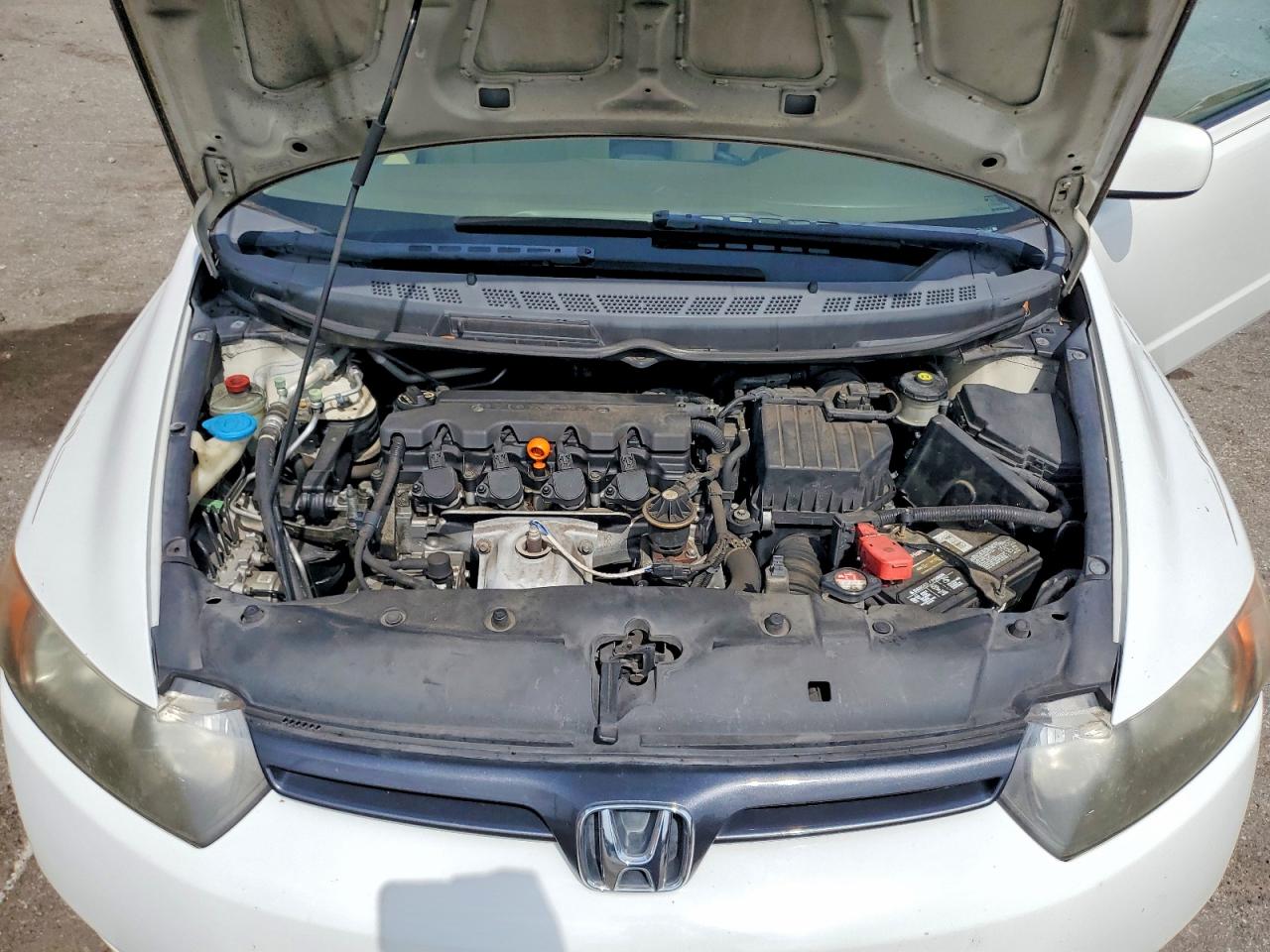 2008 Honda Civic Ex Белый vin: 2HGFG128X8H535005