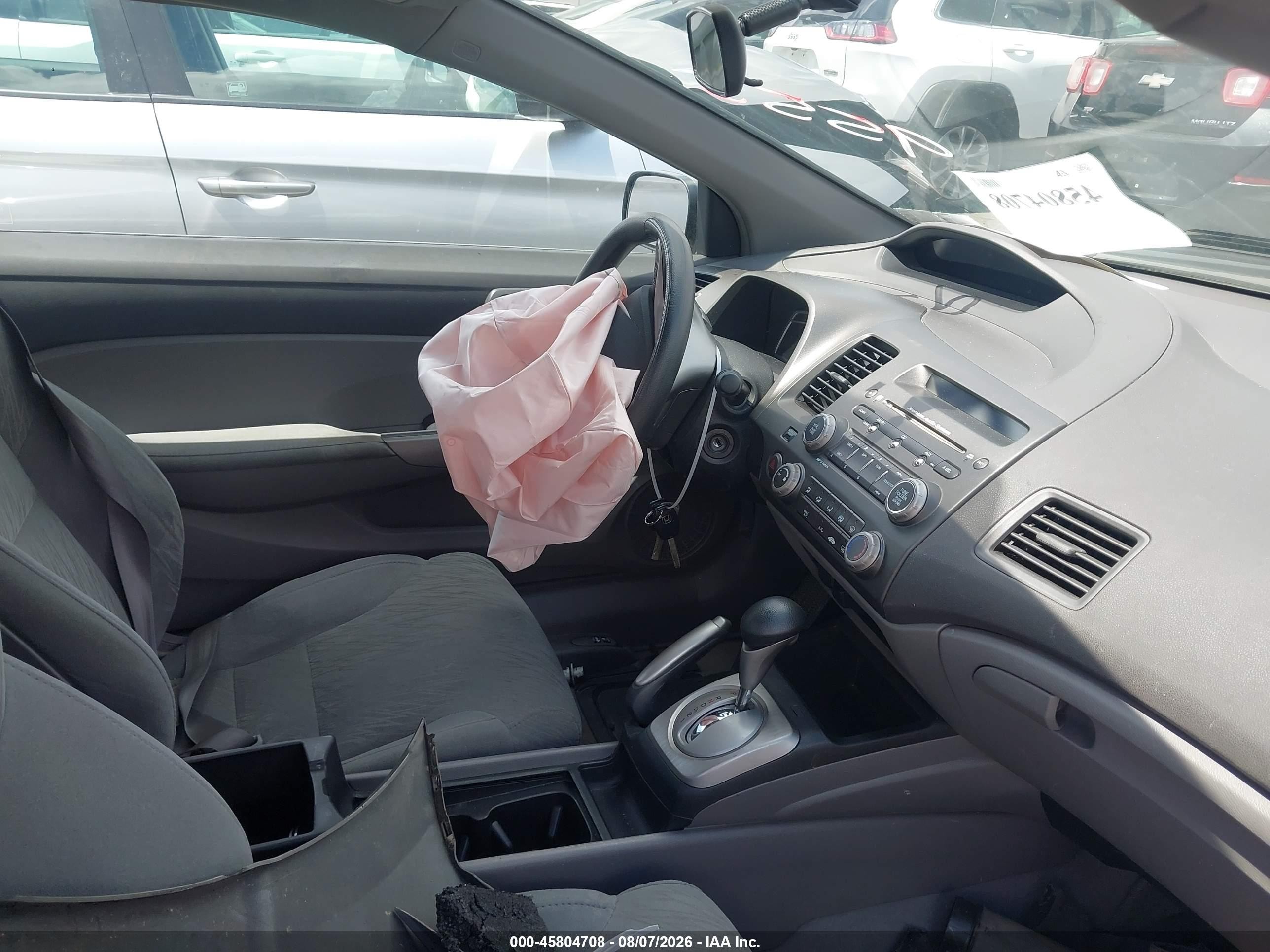 2008 Honda Civic Ex Gray vin: 2HGFG128X8H539555