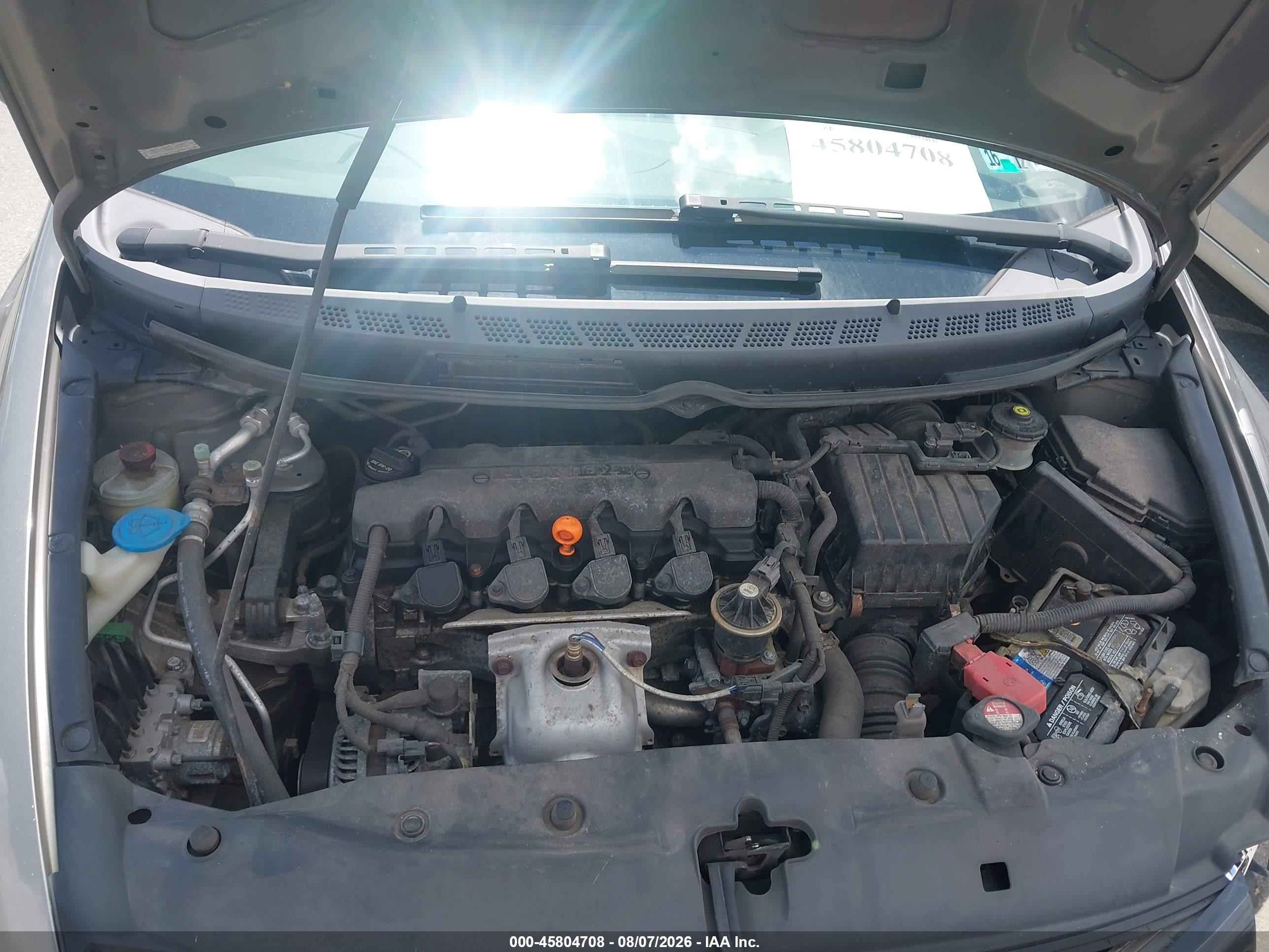 2008 Honda Civic Ex Gray vin: 2HGFG128X8H539555