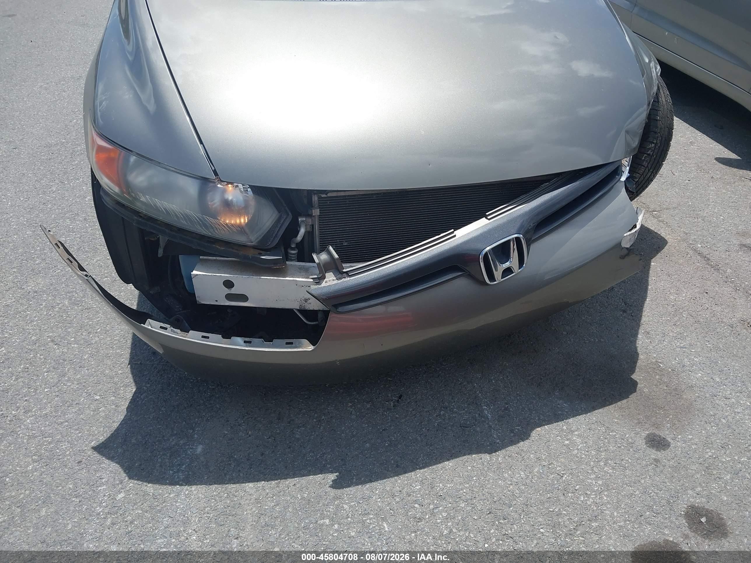 2008 Honda Civic Ex Gray vin: 2HGFG128X8H539555