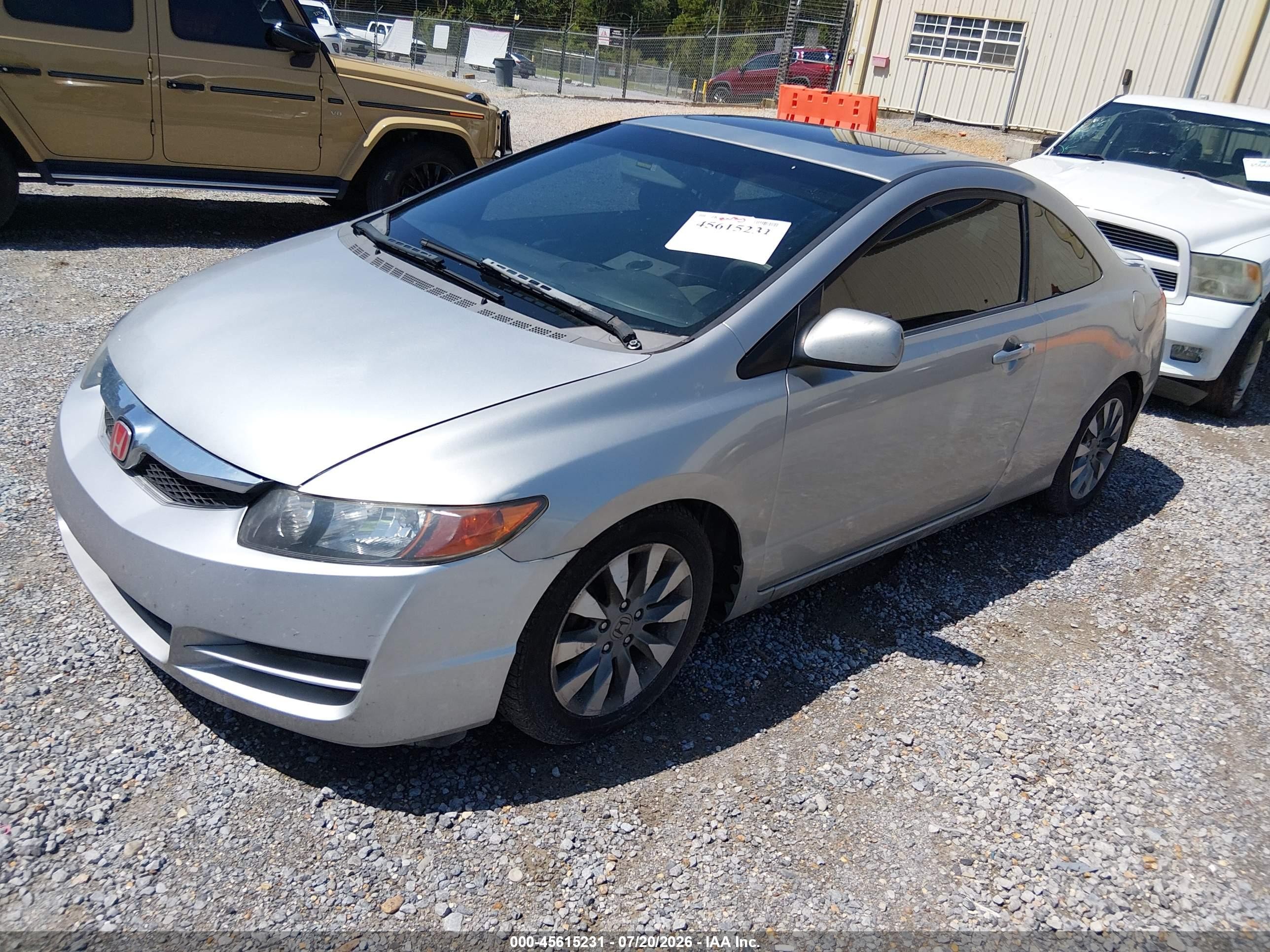 2009 Honda Civic Ex Gray vin: 2HGFG128X9H502863