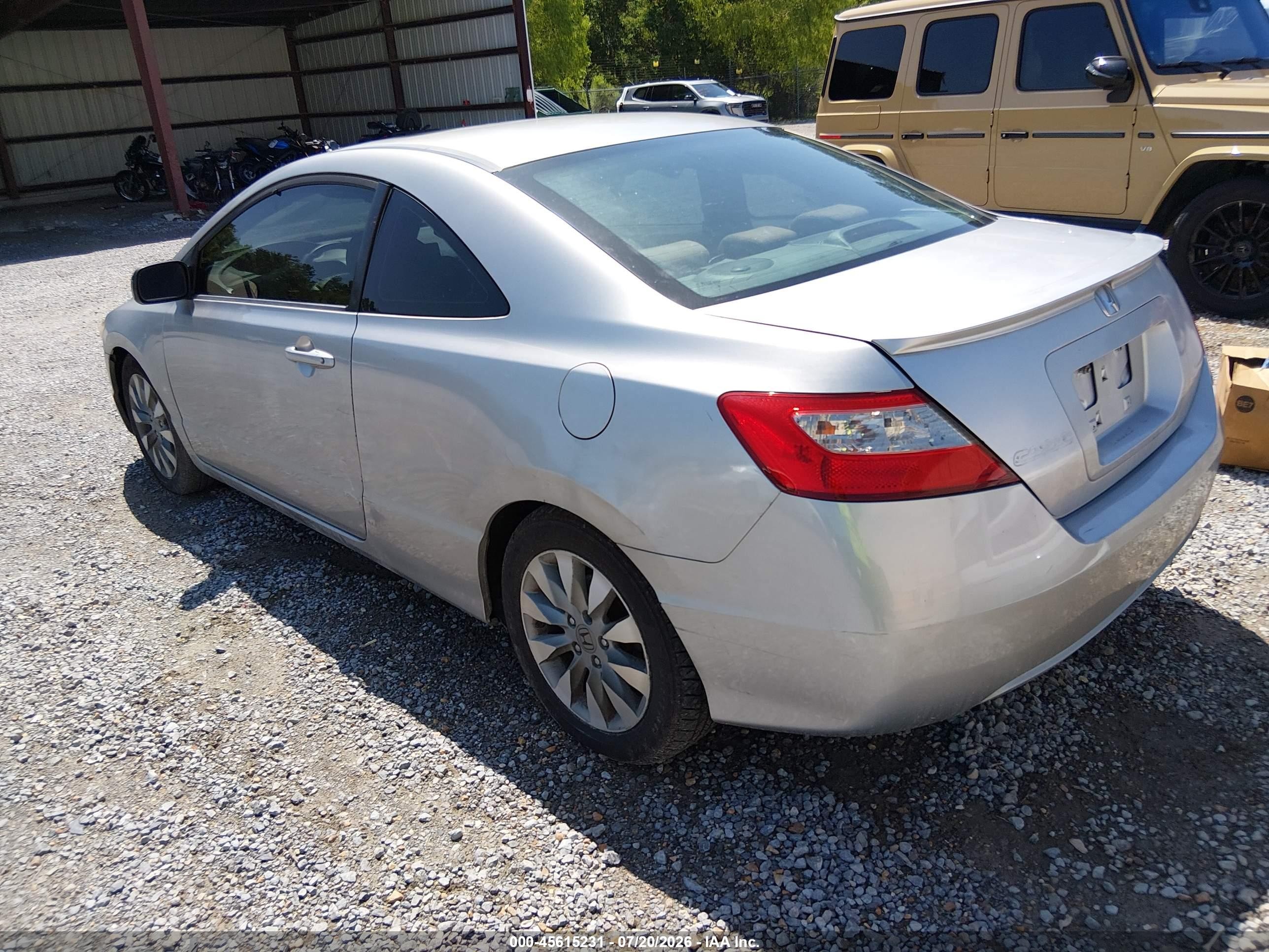 2009 Honda Civic Ex Gray vin: 2HGFG128X9H502863