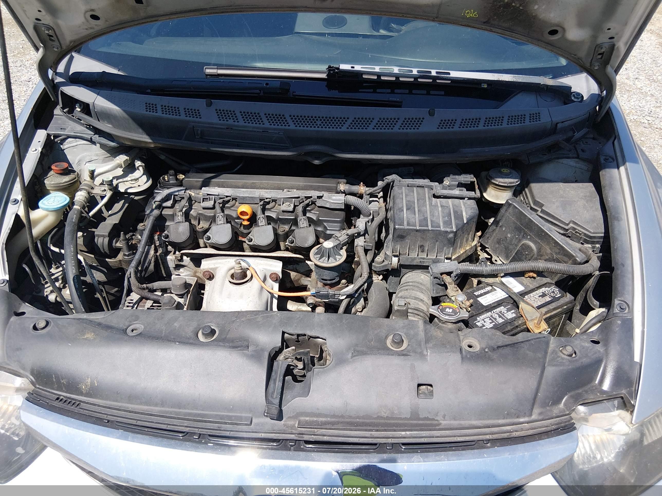 2009 Honda Civic Ex Gray vin: 2HGFG128X9H502863