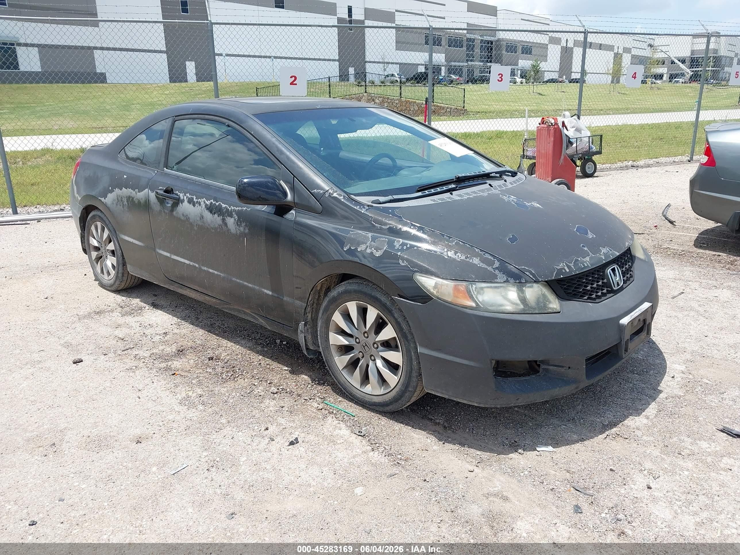 2009 Honda Civic Ex Black vin: 2HGFG128X9H515130
