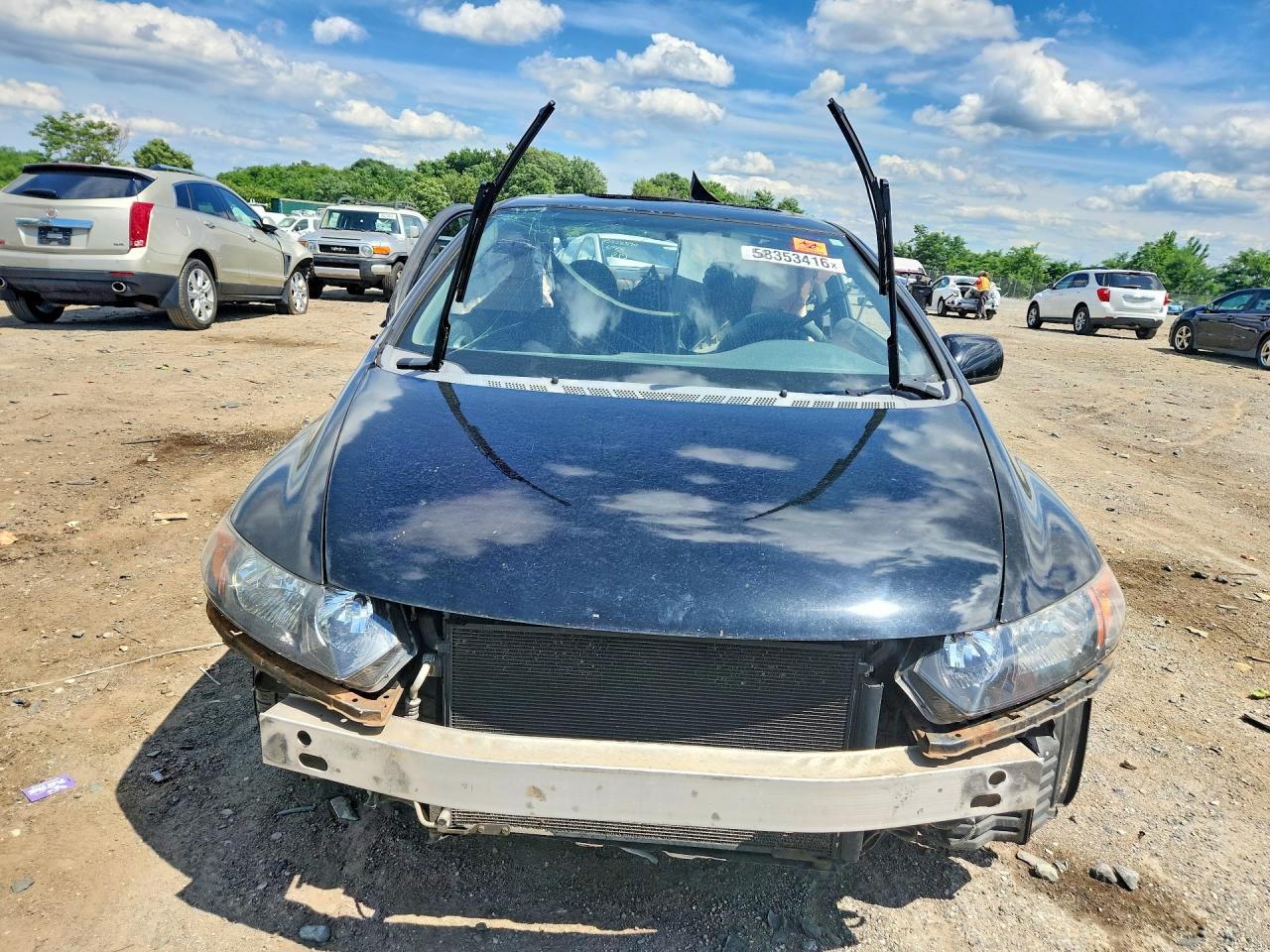 2009 Honda Civic Ex Черный vin: 2HGFG128X9H515144