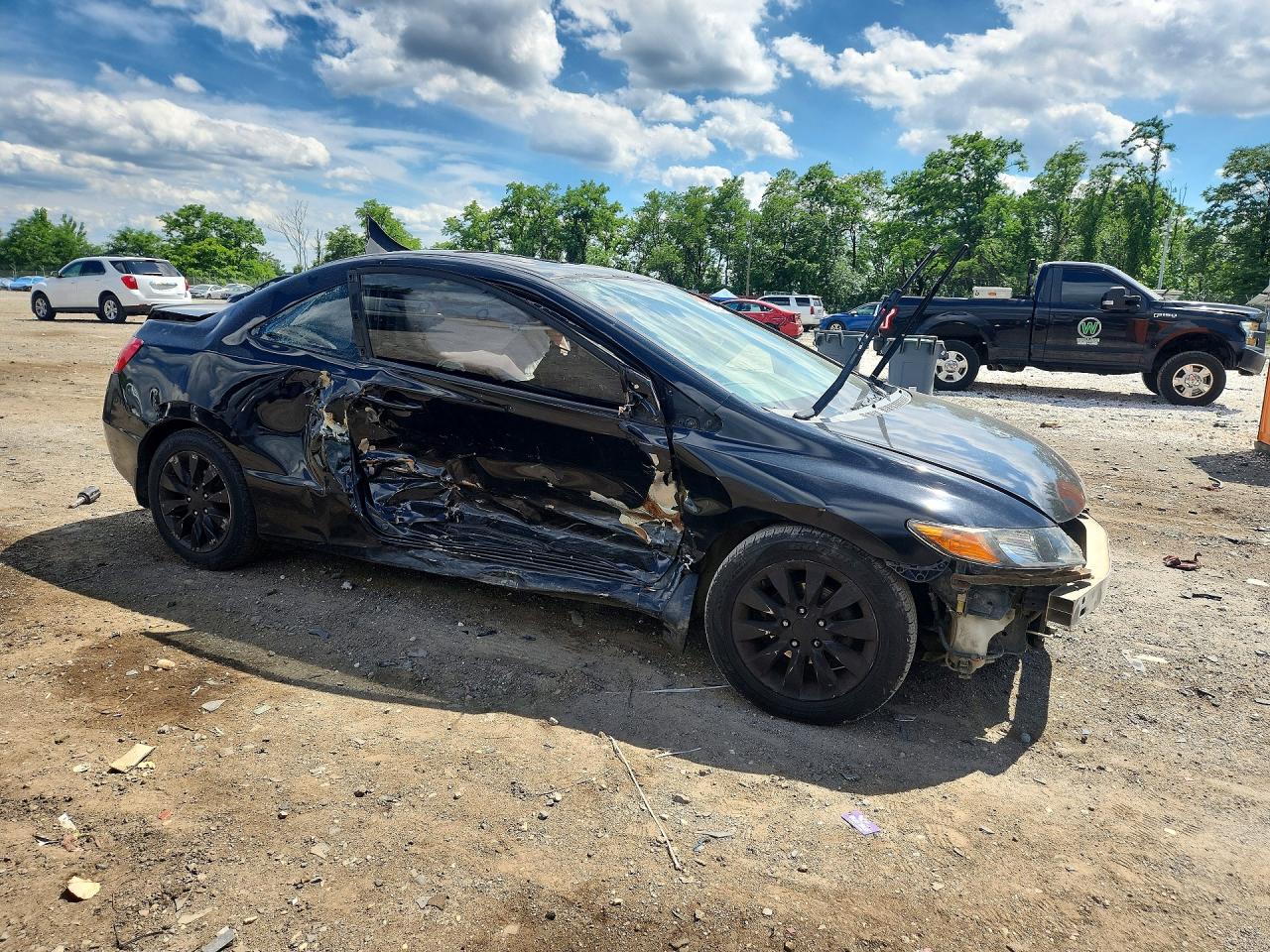 2009 Honda Civic Ex Черный vin: 2HGFG128X9H515144