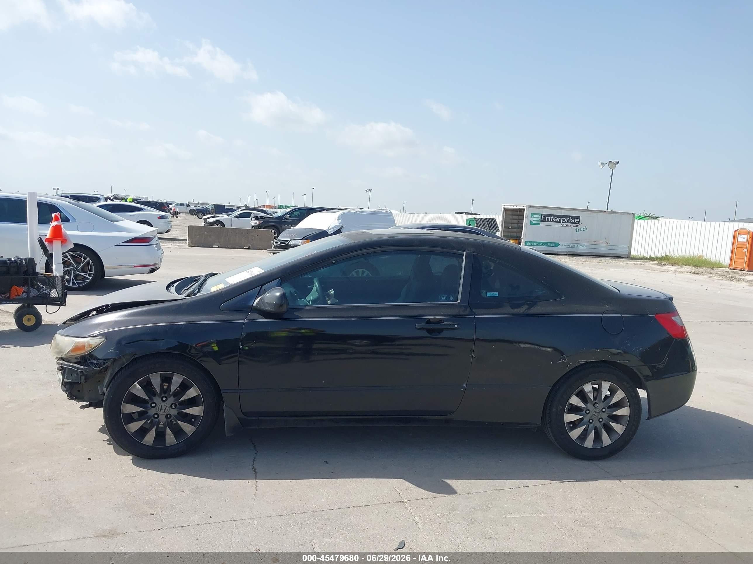 2009 Honda Civic Ex Black vin: 2HGFG128X9H531148
