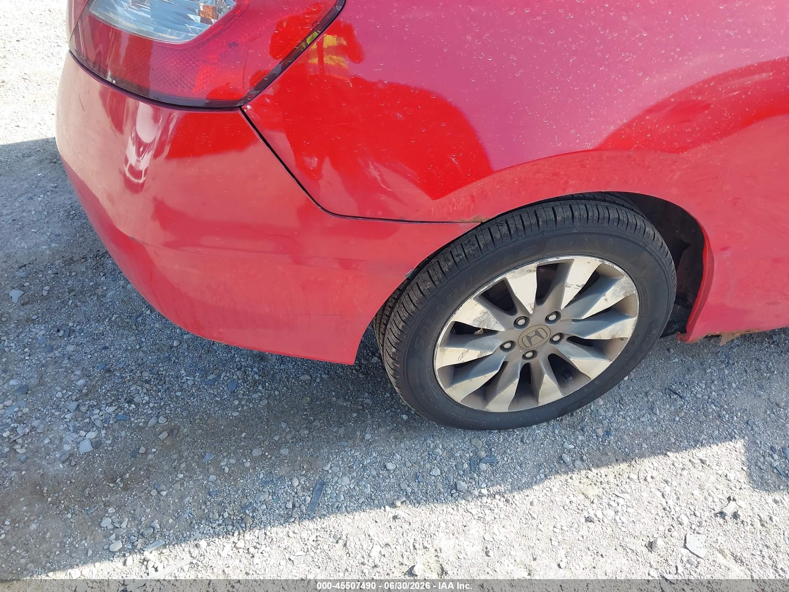 2009 Honda Civic Ex Red vin: 2HGFG128X9H532574