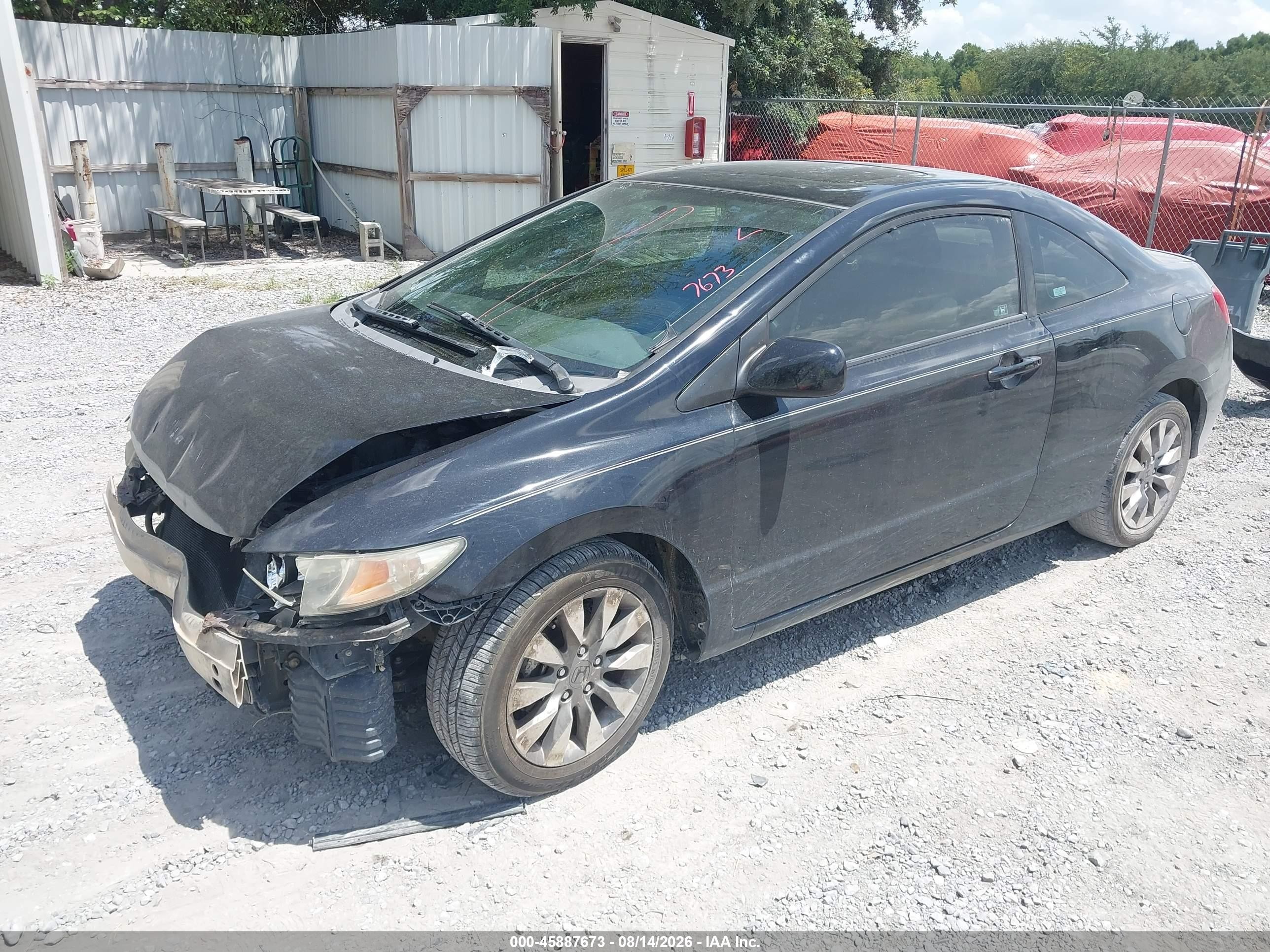 2009 Honda Civic Ex Black vin: 2HGFG128X9H533921