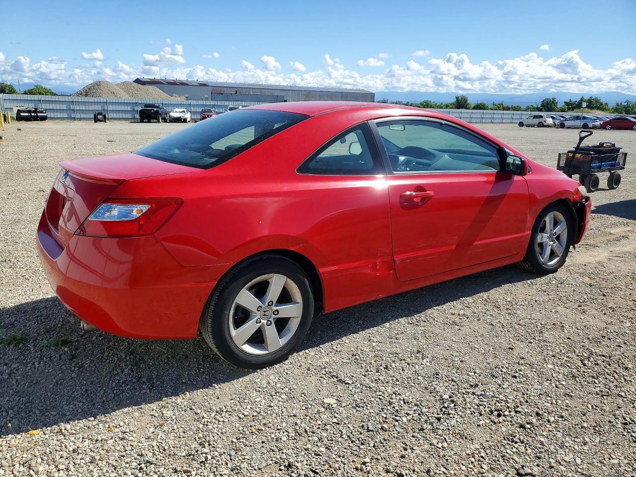 2008 Honda Civic Exl Red vin: 2HGFG12908H546765