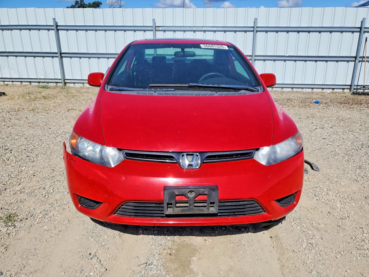 2008 Honda Civic Exl Red vin: 2HGFG12908H546765