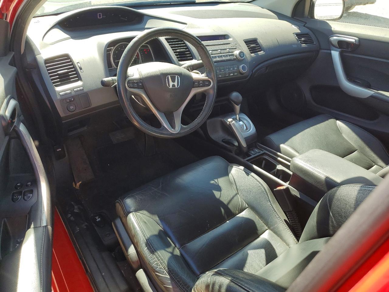 2008 Honda Civic Exl Red vin: 2HGFG12908H546765