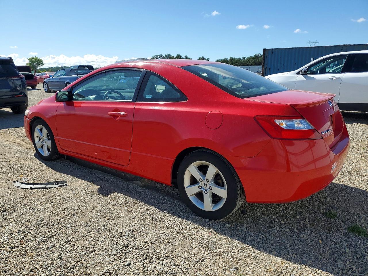 2008 Honda Civic Exl Red vin: 2HGFG12908H546765