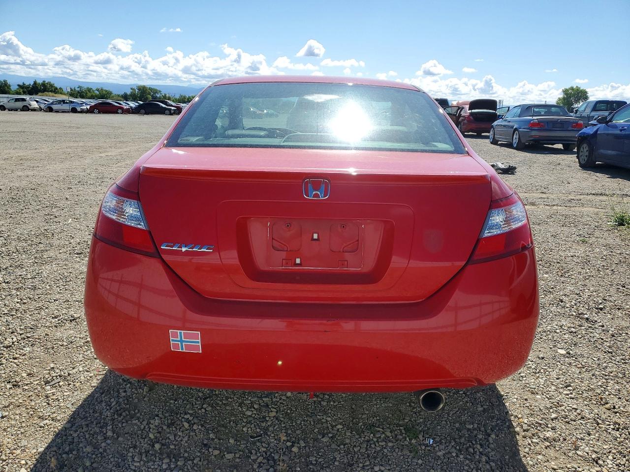 2008 Honda Civic Exl Red vin: 2HGFG12908H546765
