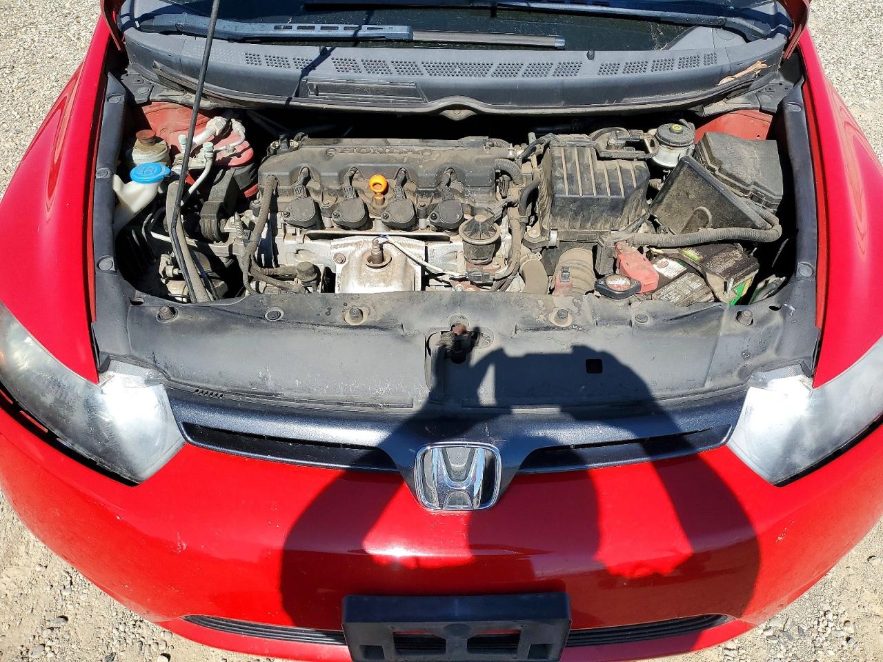 2008 Honda Civic Exl Red vin: 2HGFG12908H546765