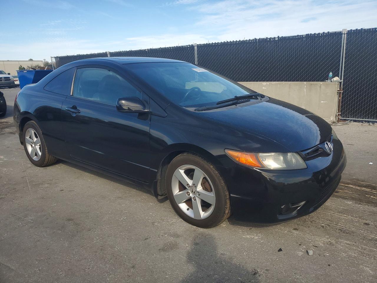 2008 Honda Civic Exl Black vin: 2HGFG12908H555661