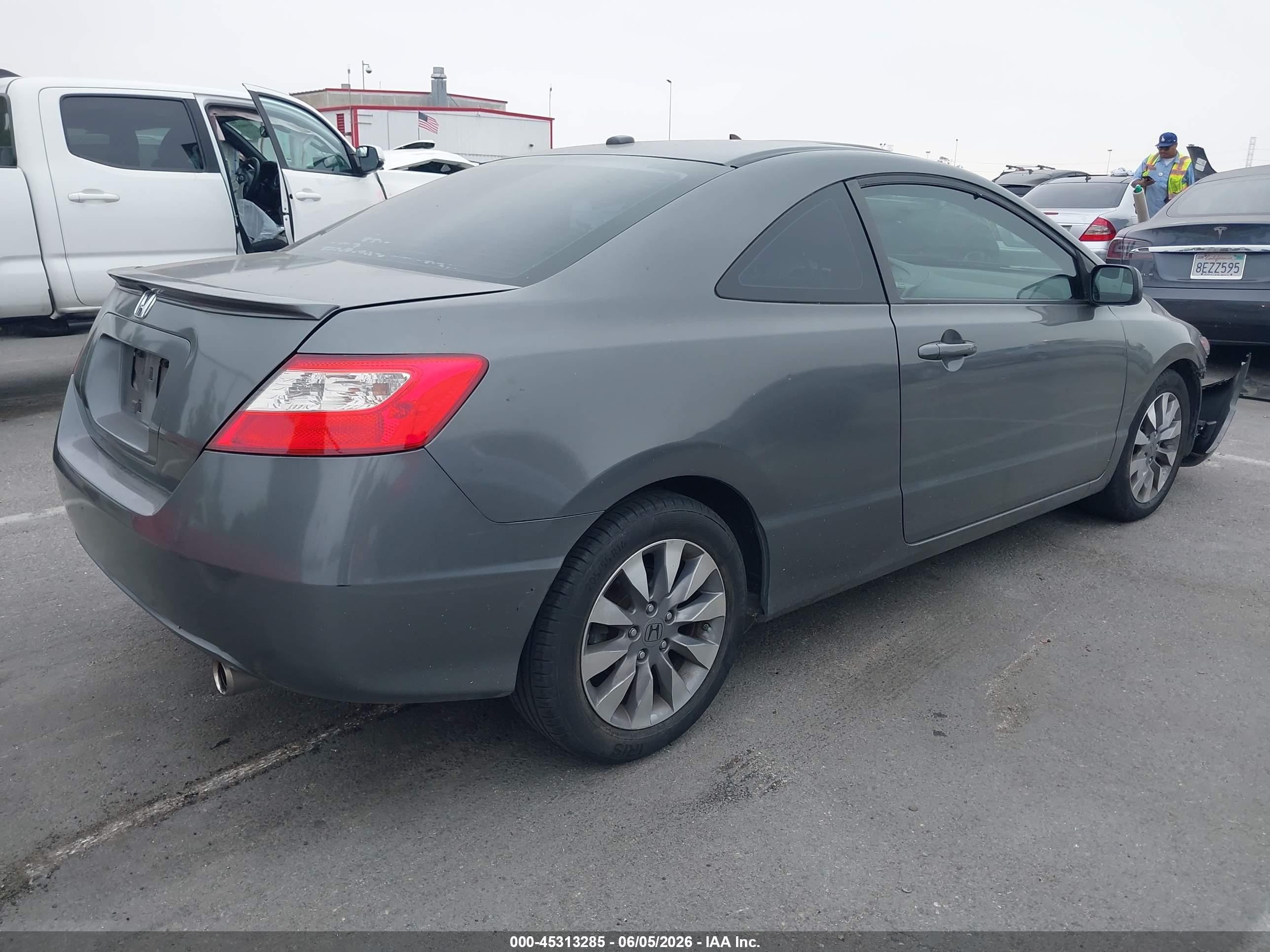 2009 Honda Civic Ex-l Gray vin: 2HGFG12909H502976