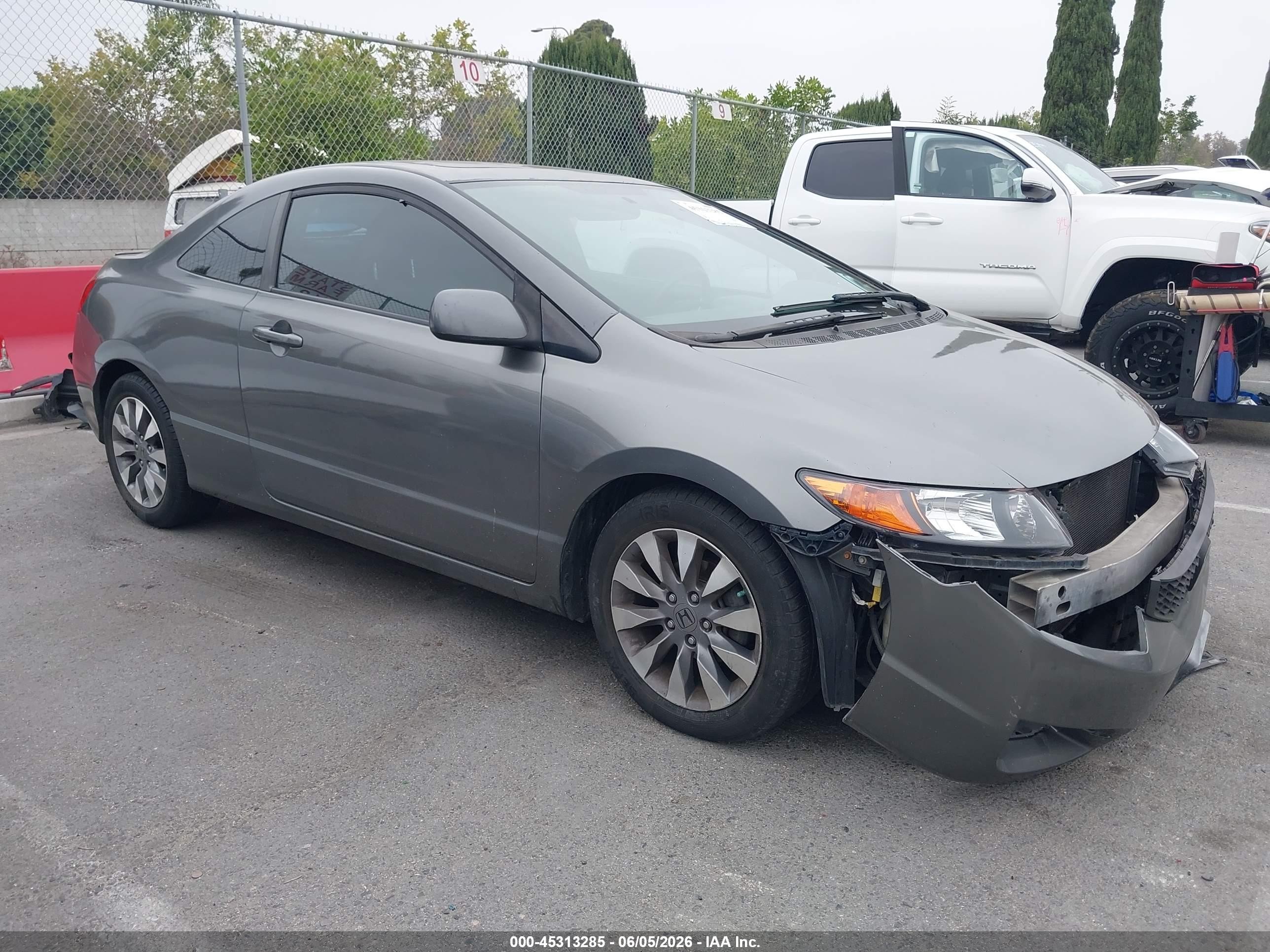 2009 Honda Civic Ex-l Gray vin: 2HGFG12909H502976