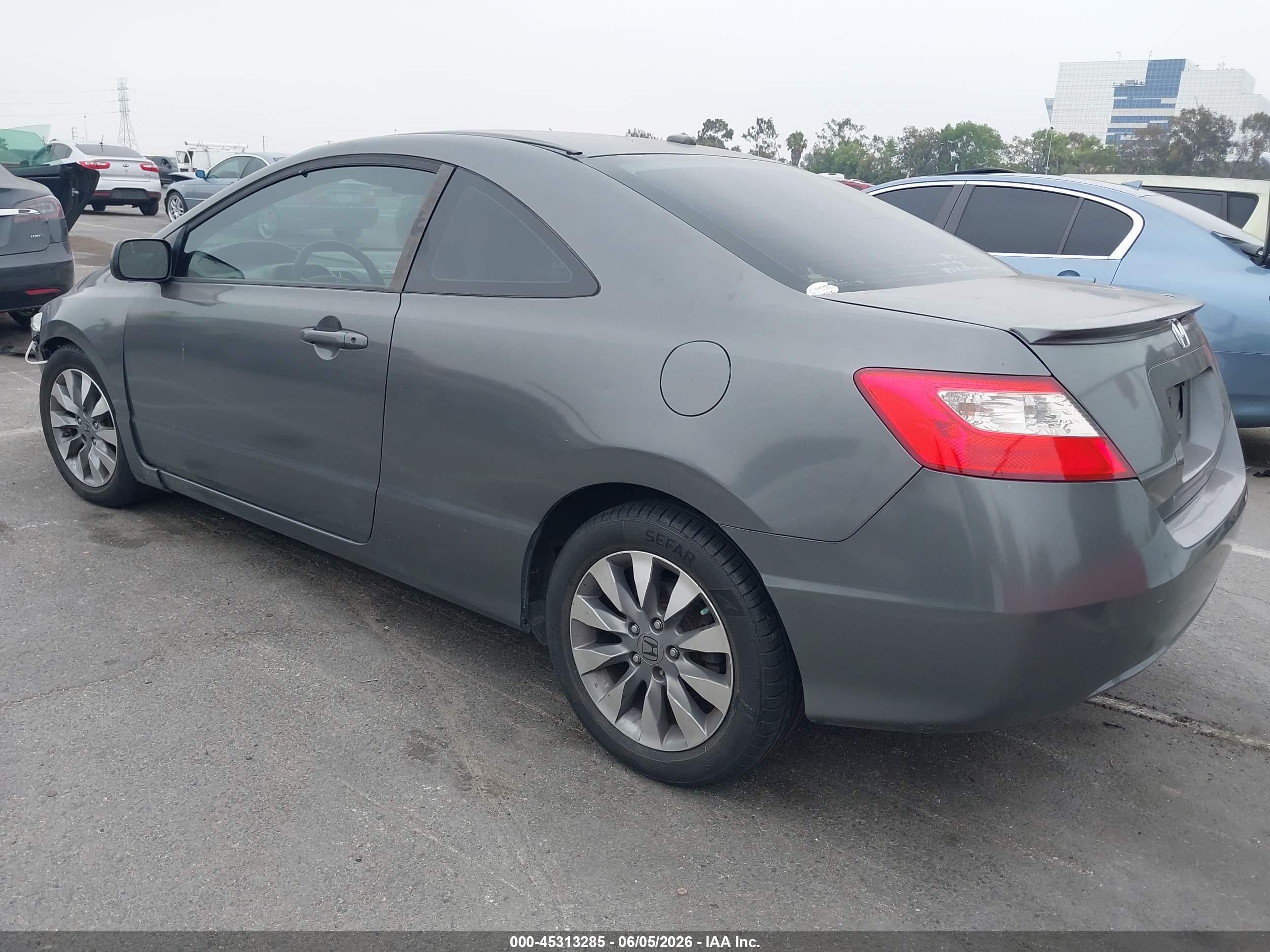 2009 Honda Civic Ex-l Gray vin: 2HGFG12909H502976