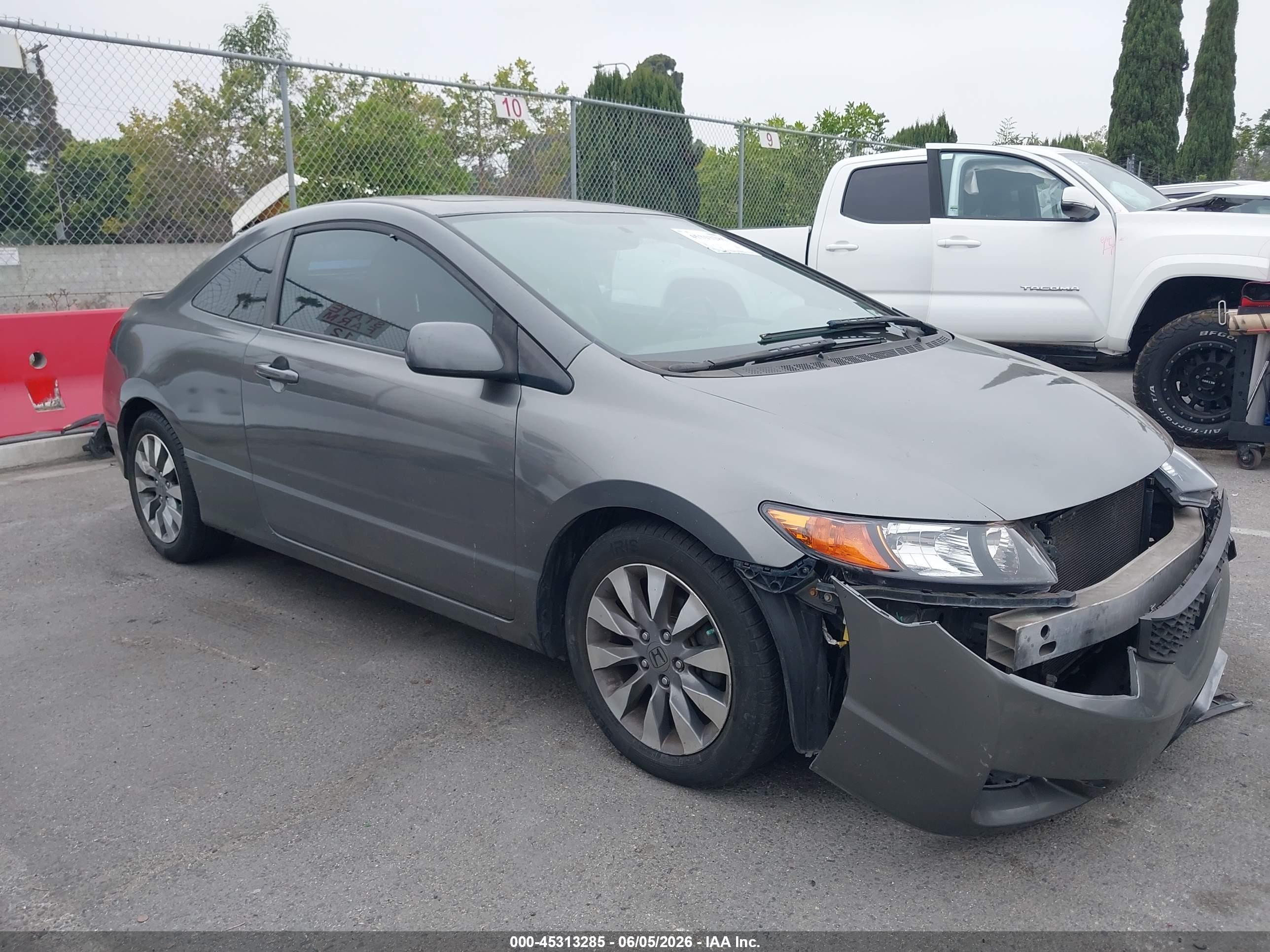2009 Honda Civic Ex-l Gray vin: 2HGFG12909H502976