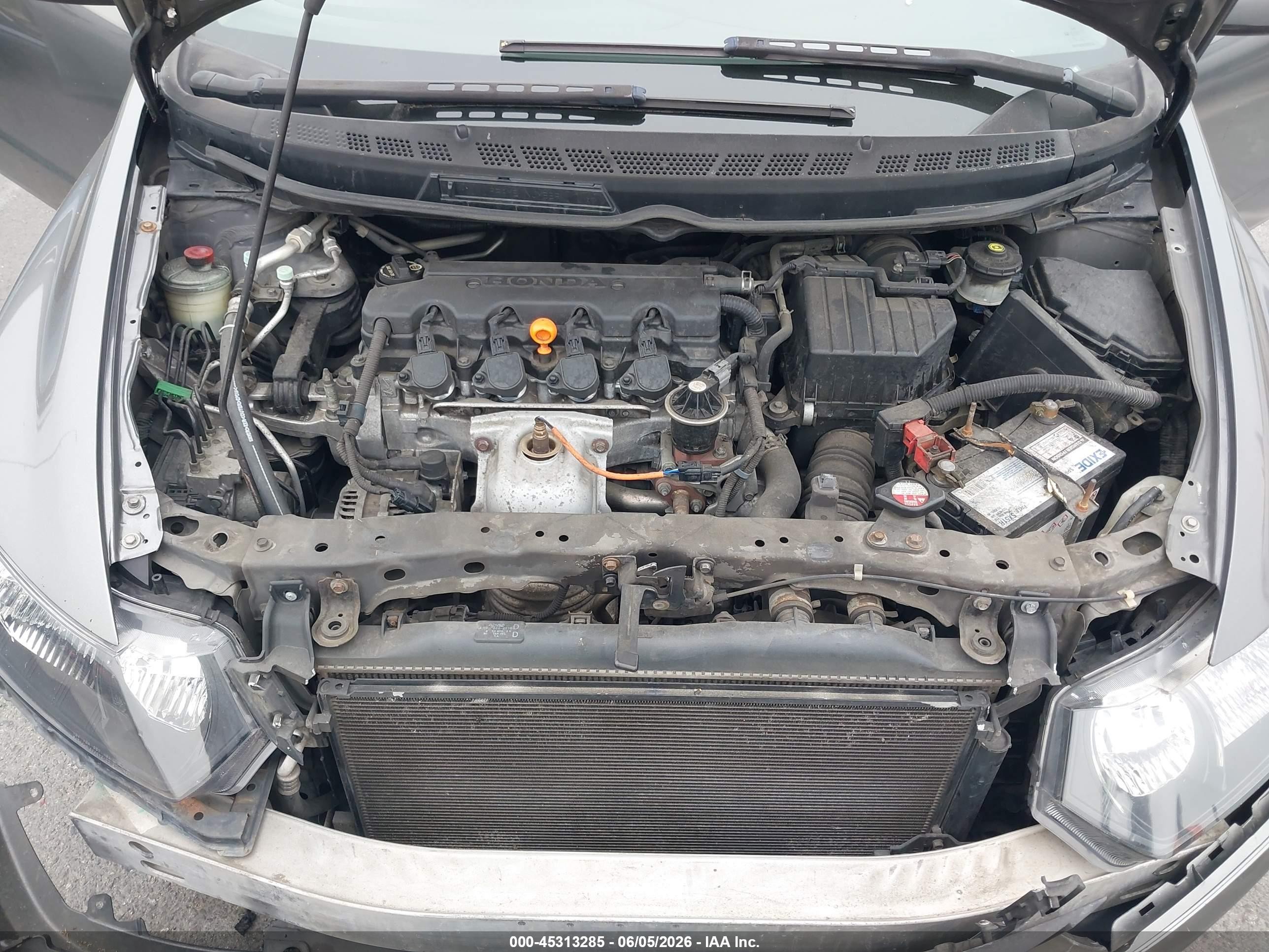 2009 Honda Civic Ex-l Gray vin: 2HGFG12909H502976