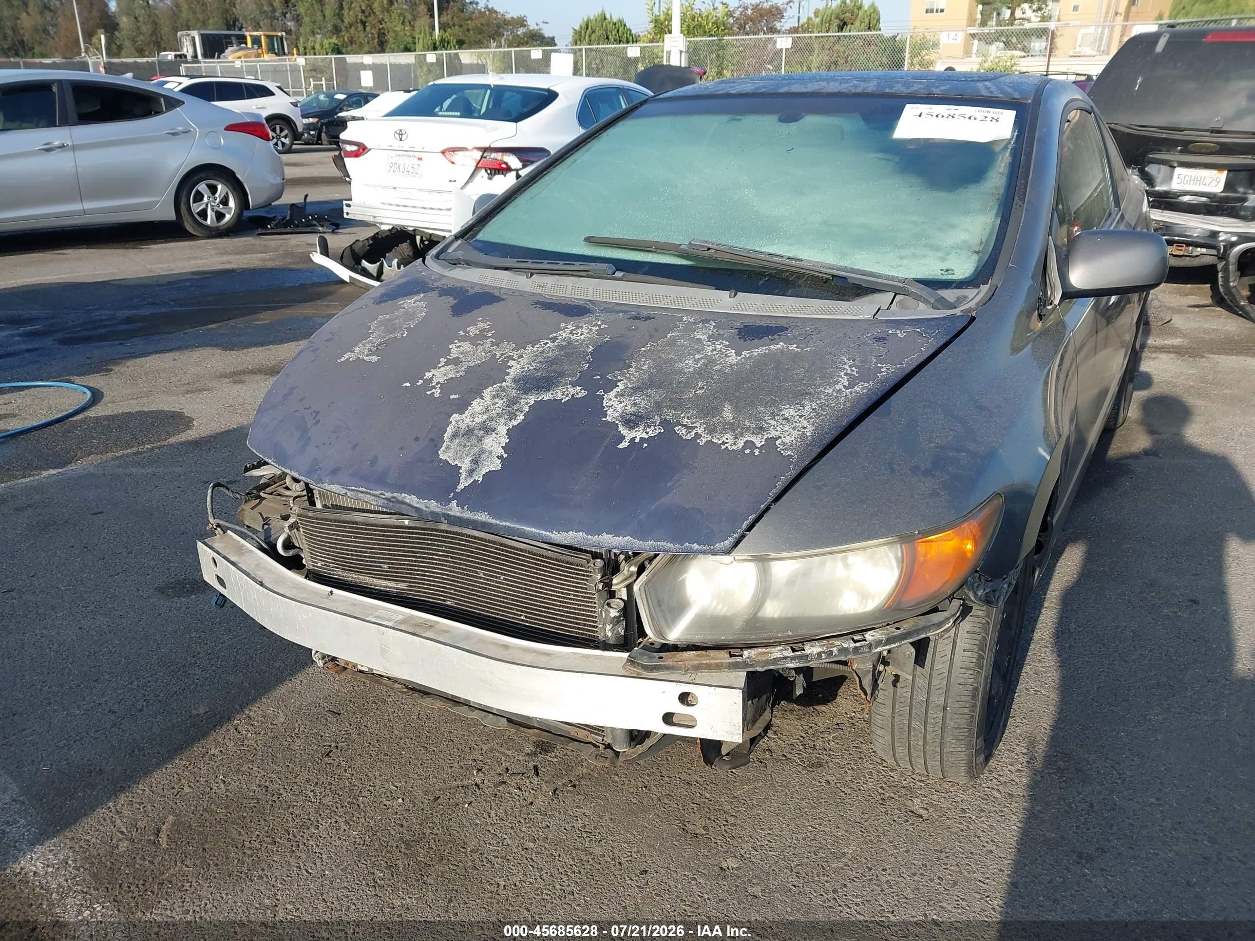 2008 Honda Civic Ex-l Gray vin: 2HGFG12918H519283
