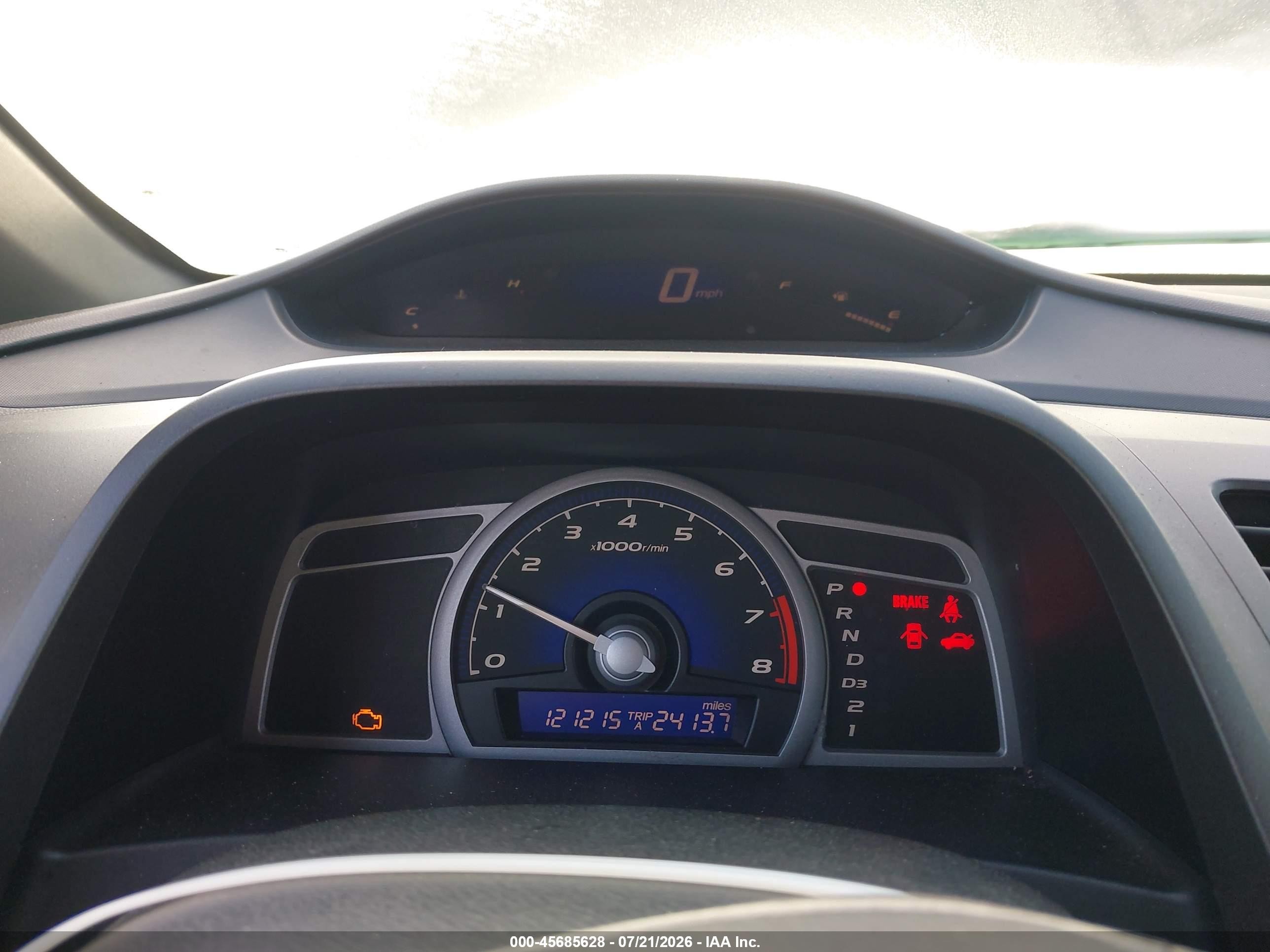 2008 Honda Civic Ex-l Gray vin: 2HGFG12918H519283
