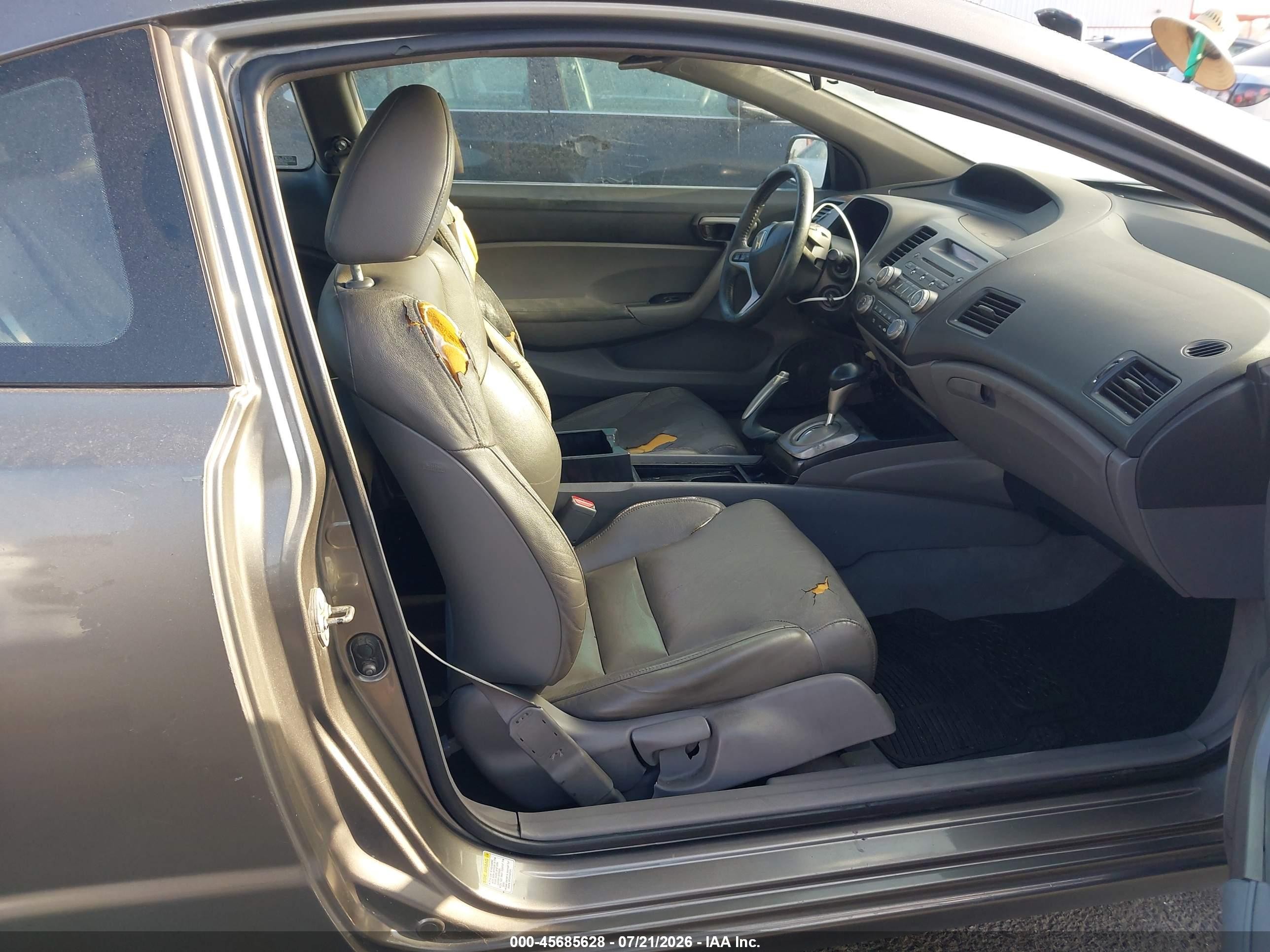 2008 Honda Civic Ex-l Gray vin: 2HGFG12918H519283