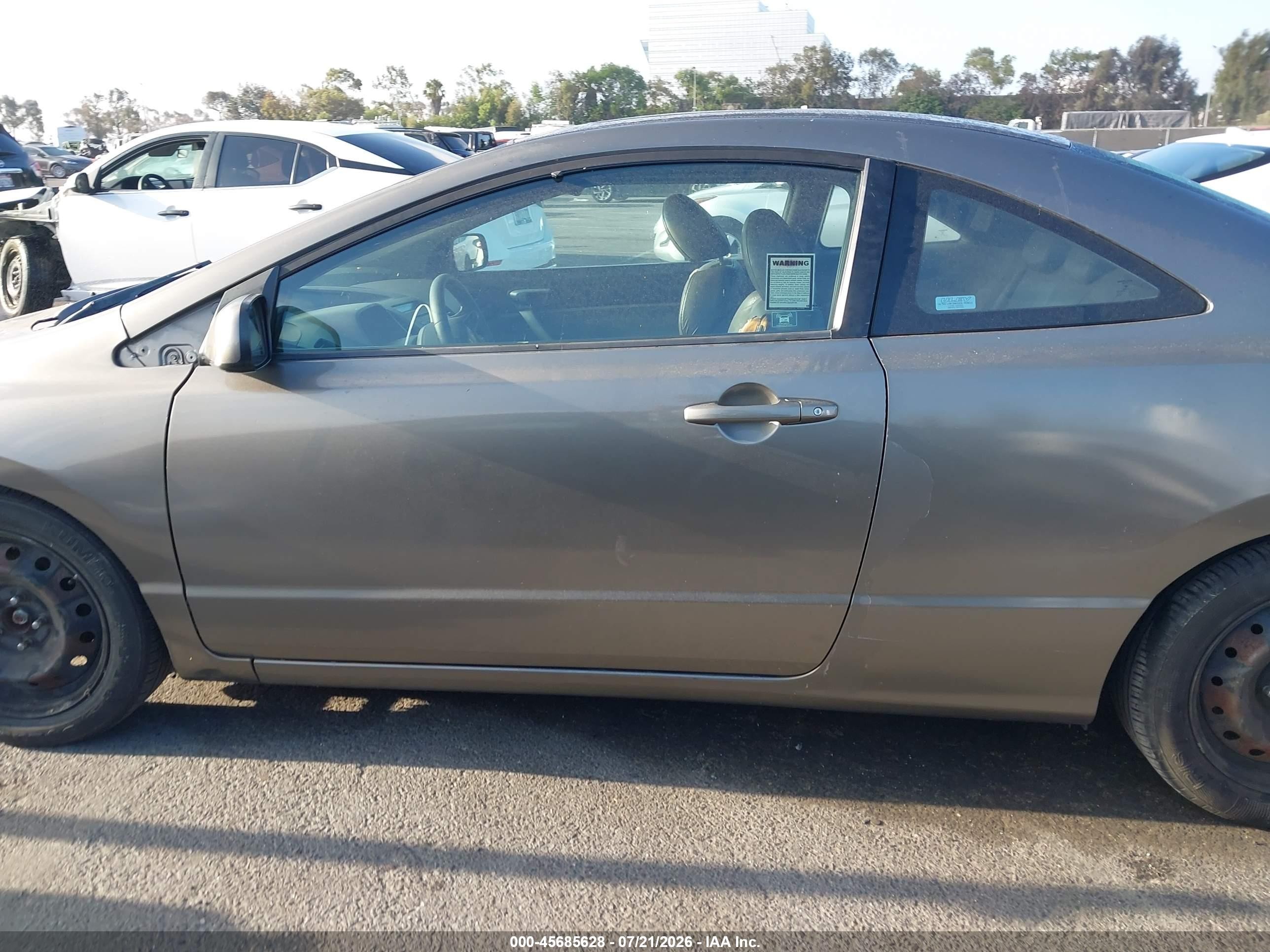 2008 Honda Civic Ex-l Gray vin: 2HGFG12918H519283