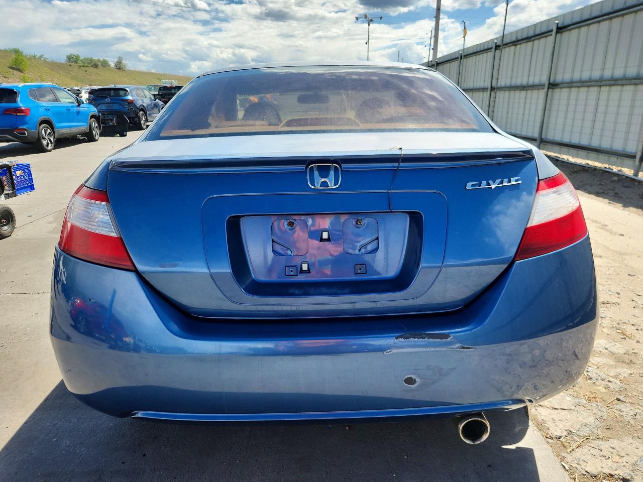 2008 Honda Civic Exl Blue vin: 2HGFG12918H520563