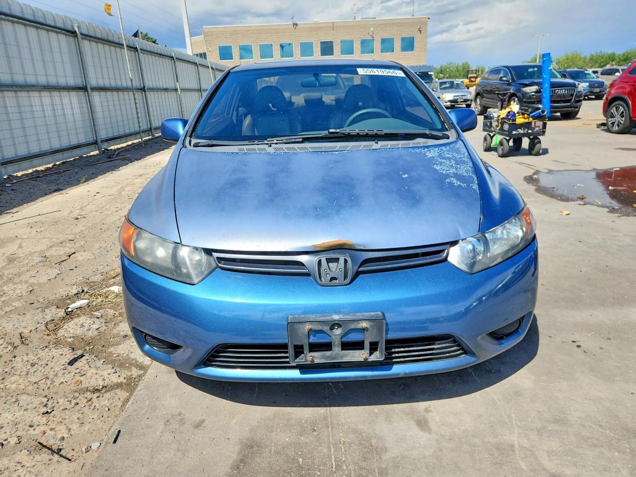 2008 Honda Civic Exl Blue vin: 2HGFG12918H520563