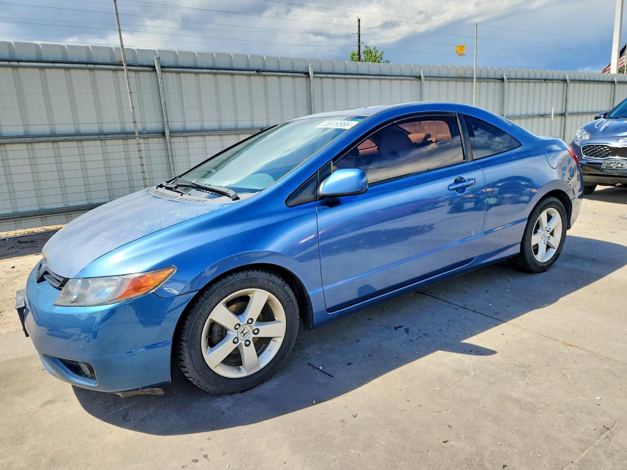 2008 Honda Civic Exl Blue vin: 2HGFG12918H520563