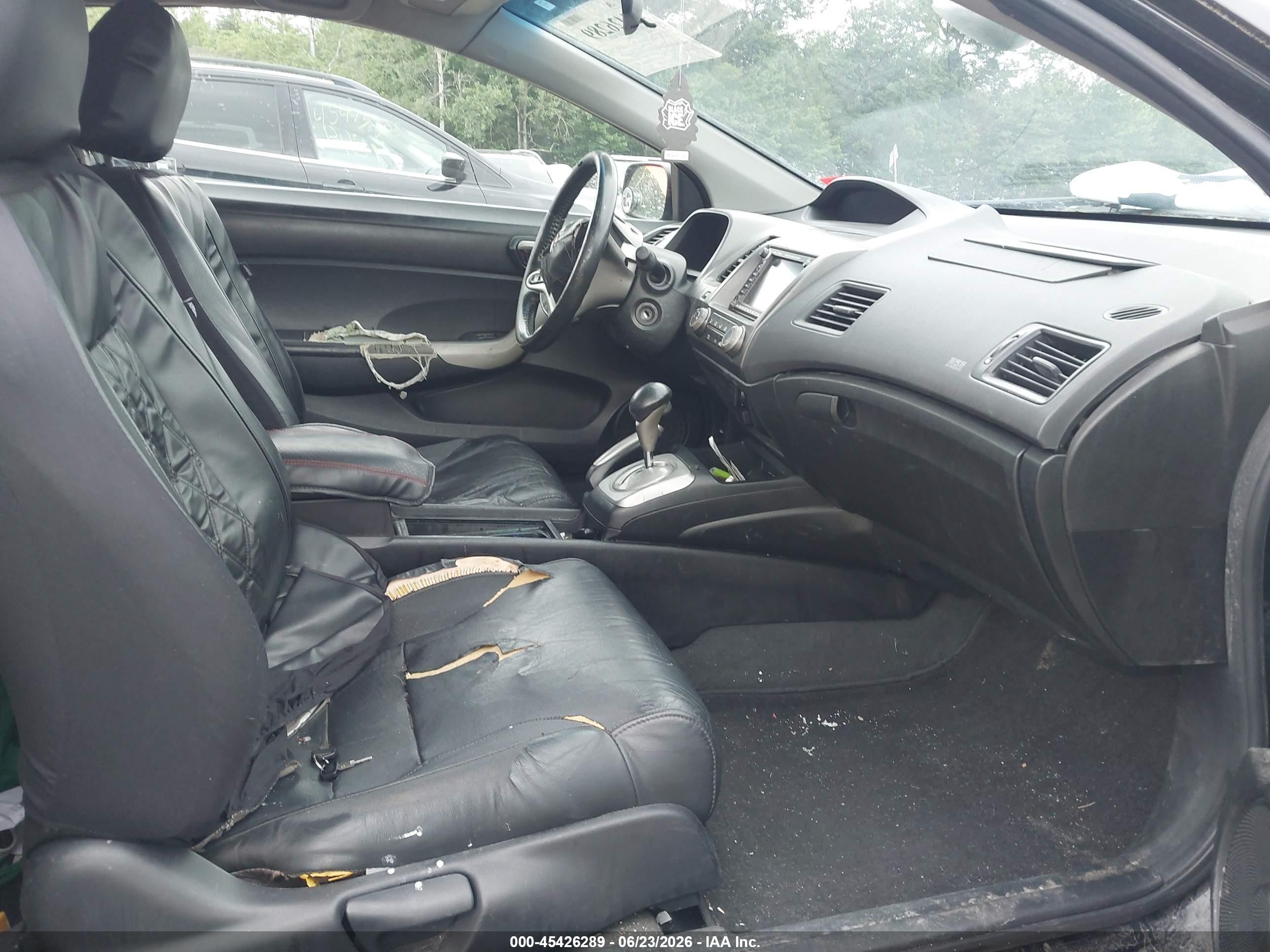 2008 Honda Civic Ex-l Black vin: 2HGFG12918H558696