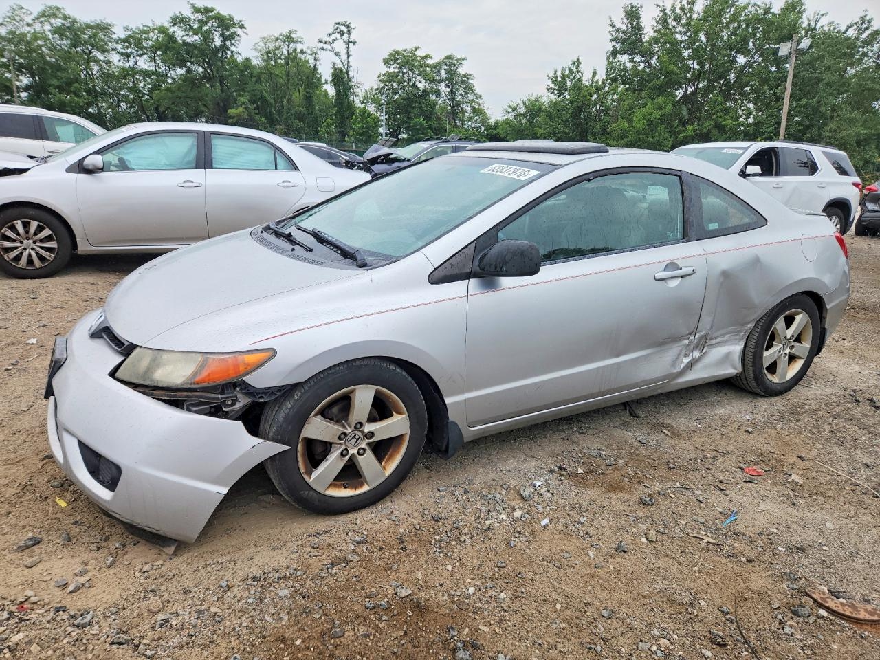 2008 Honda Civic Exl Silver vin: 2HGFG12918H561601