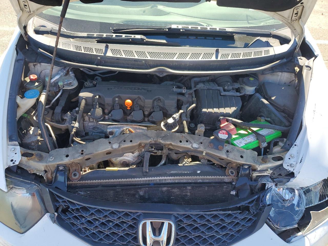 2009 Honda Civic Exl White vin: 2HGFG12919H519981