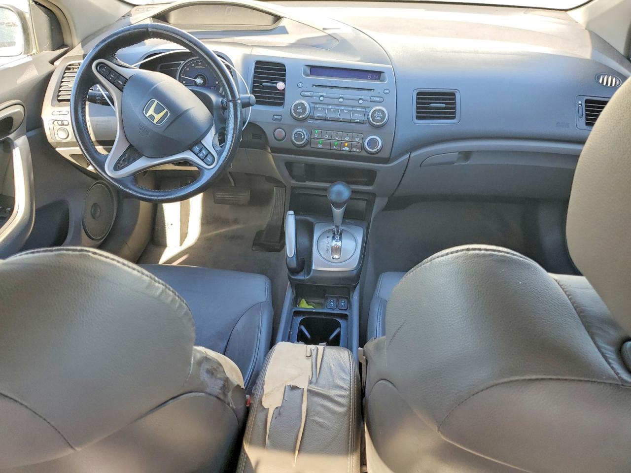 2009 Honda Civic Exl White vin: 2HGFG12919H519981