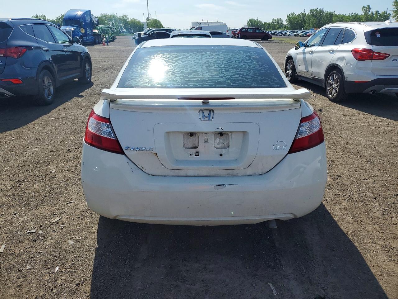 2008 Honda Civic Exl White vin: 2HGFG12928H000422