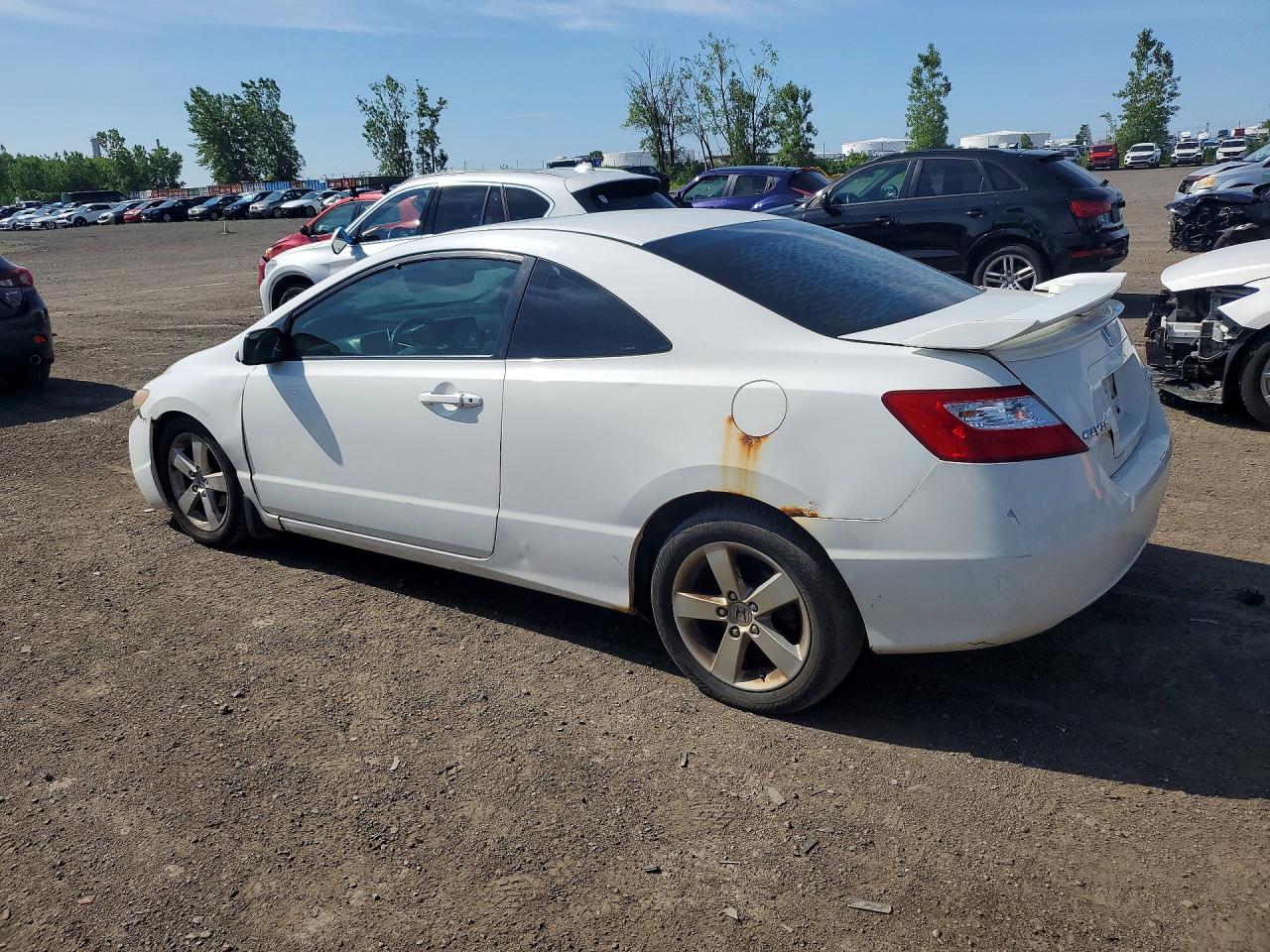 2008 Honda Civic Exl White vin: 2HGFG12928H000422