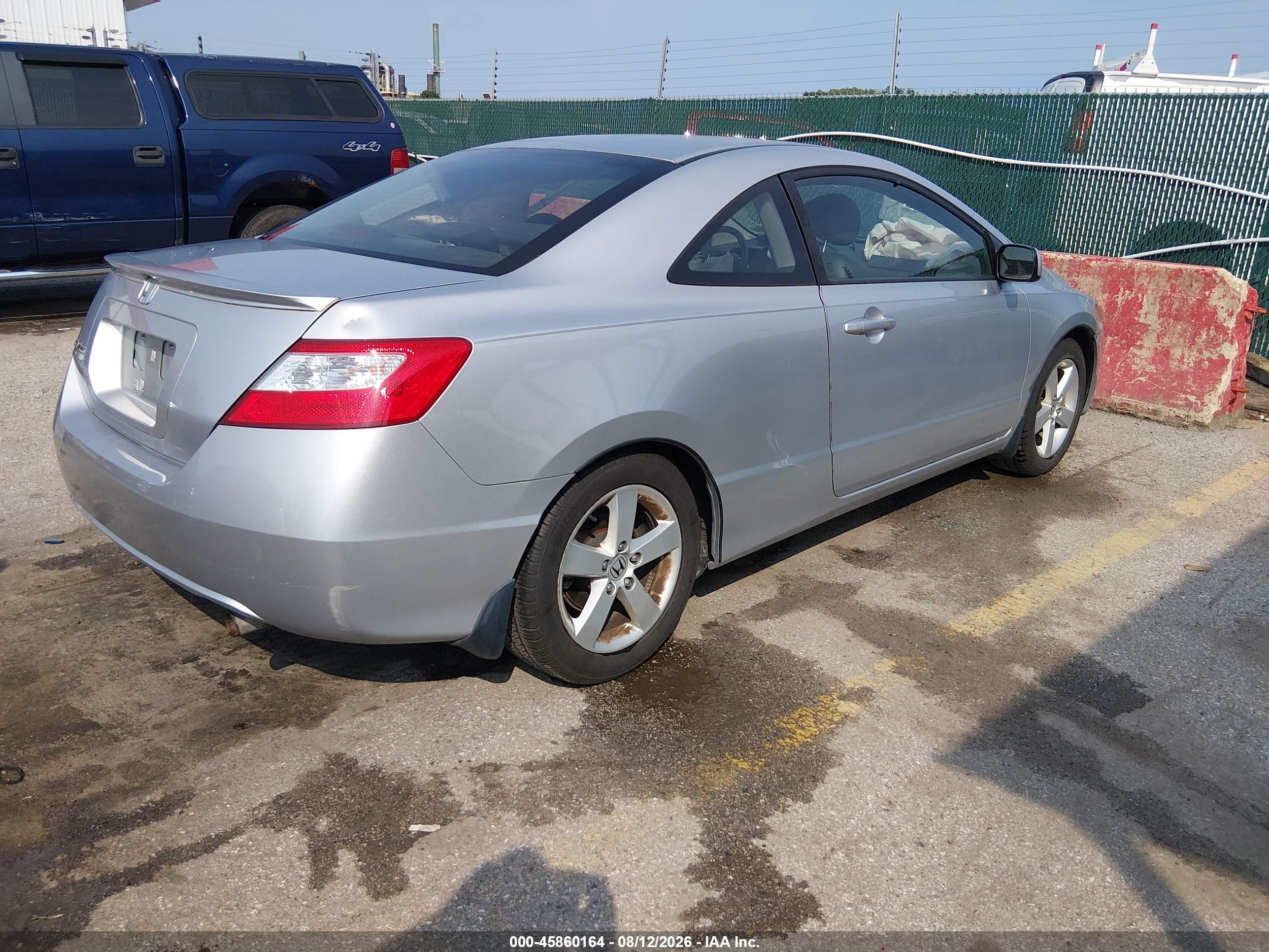 2008 Honda Civic Ex-l Silver vin: 2HGFG12928H501407